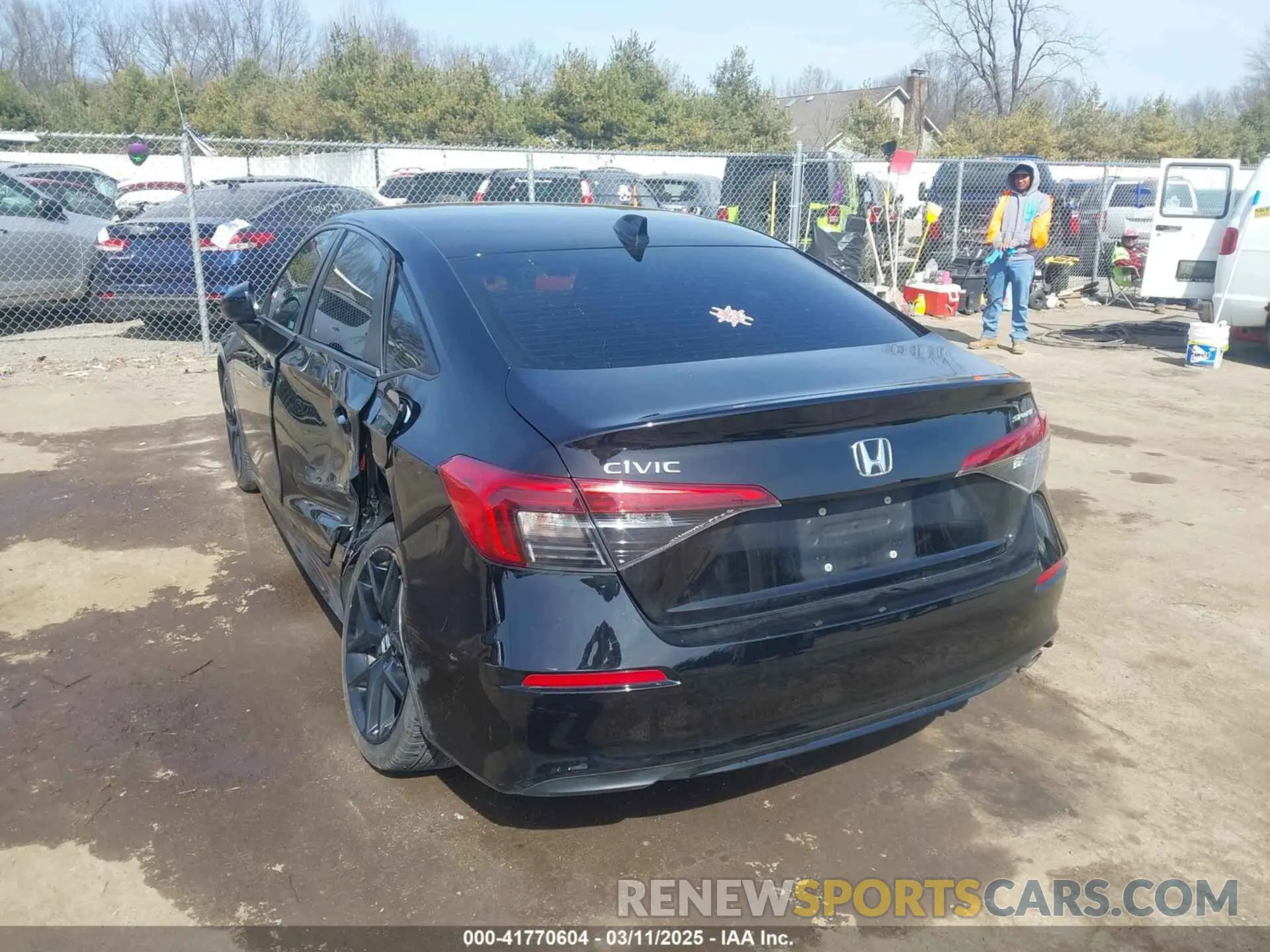 3 Photograph of a damaged car 2HGFE2F52NH600629 HONDA CIVIC 2022