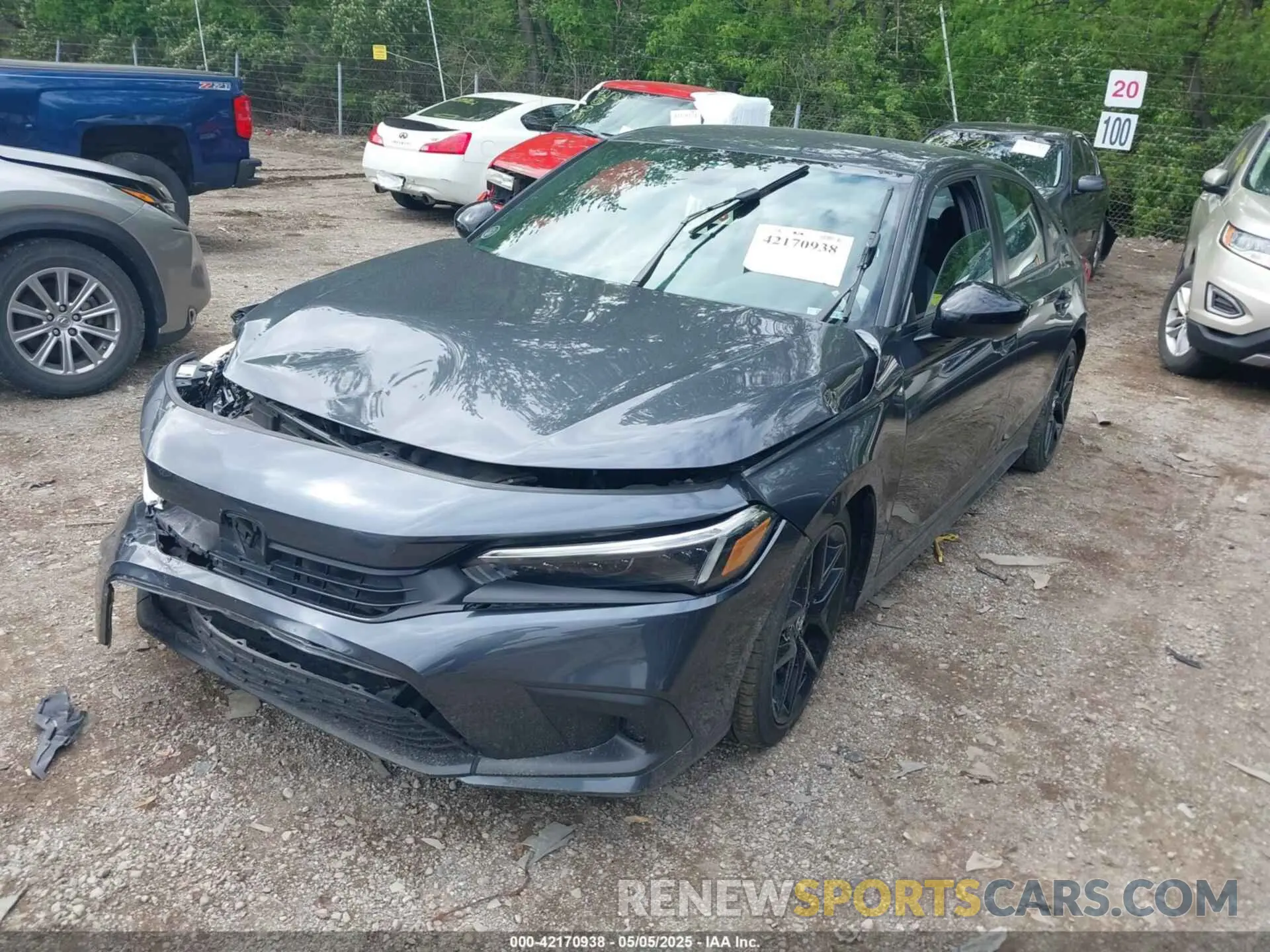 2 Photograph of a damaged car 2HGFE2F52NH610898 HONDA CIVIC 2022