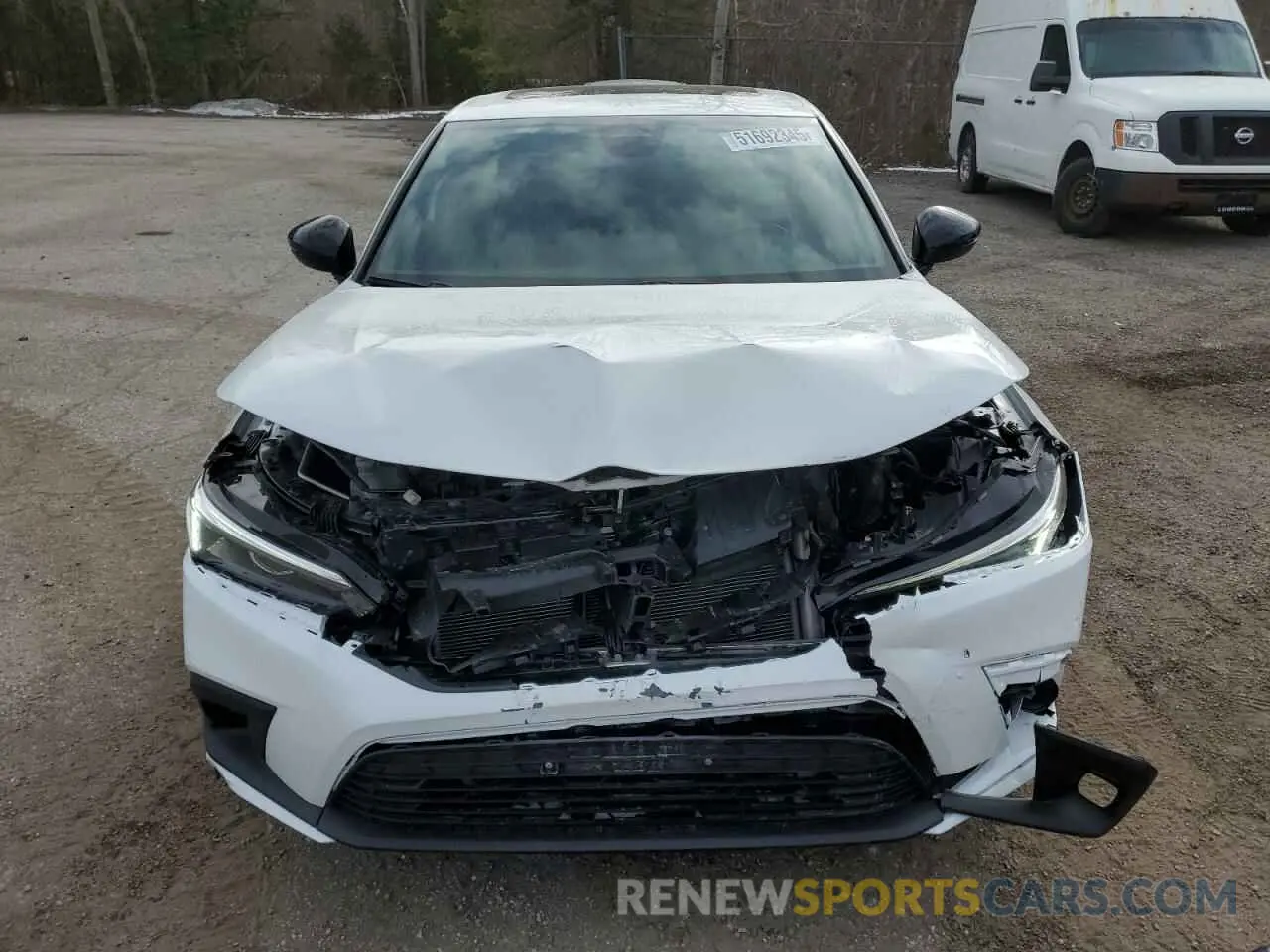 5 Photograph of a damaged car 2HGFE2F53NH119210 HONDA CIVIC 2022