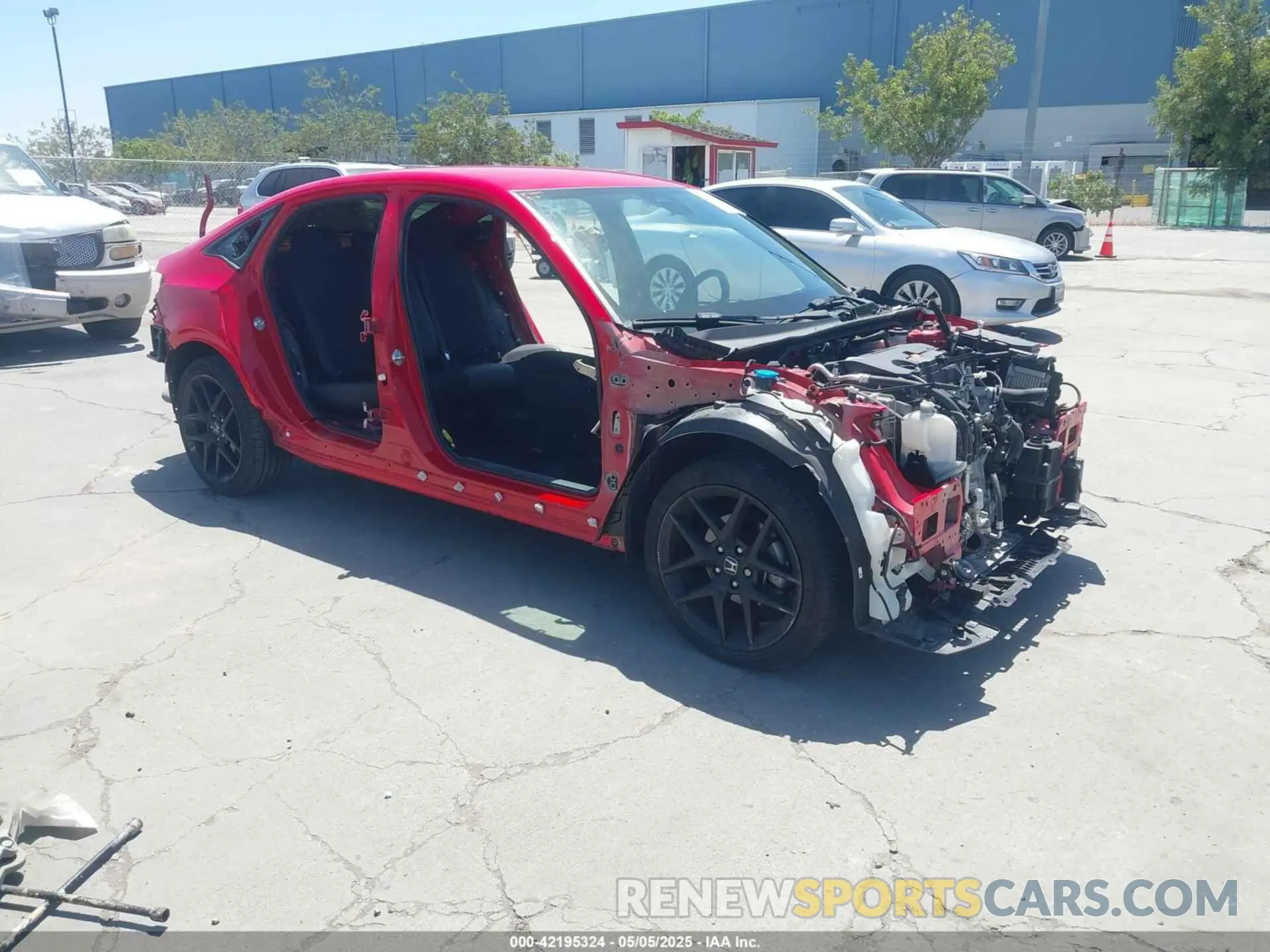 1 Photograph of a damaged car 2HGFE2F53NH500863 HONDA CIVIC 2022
