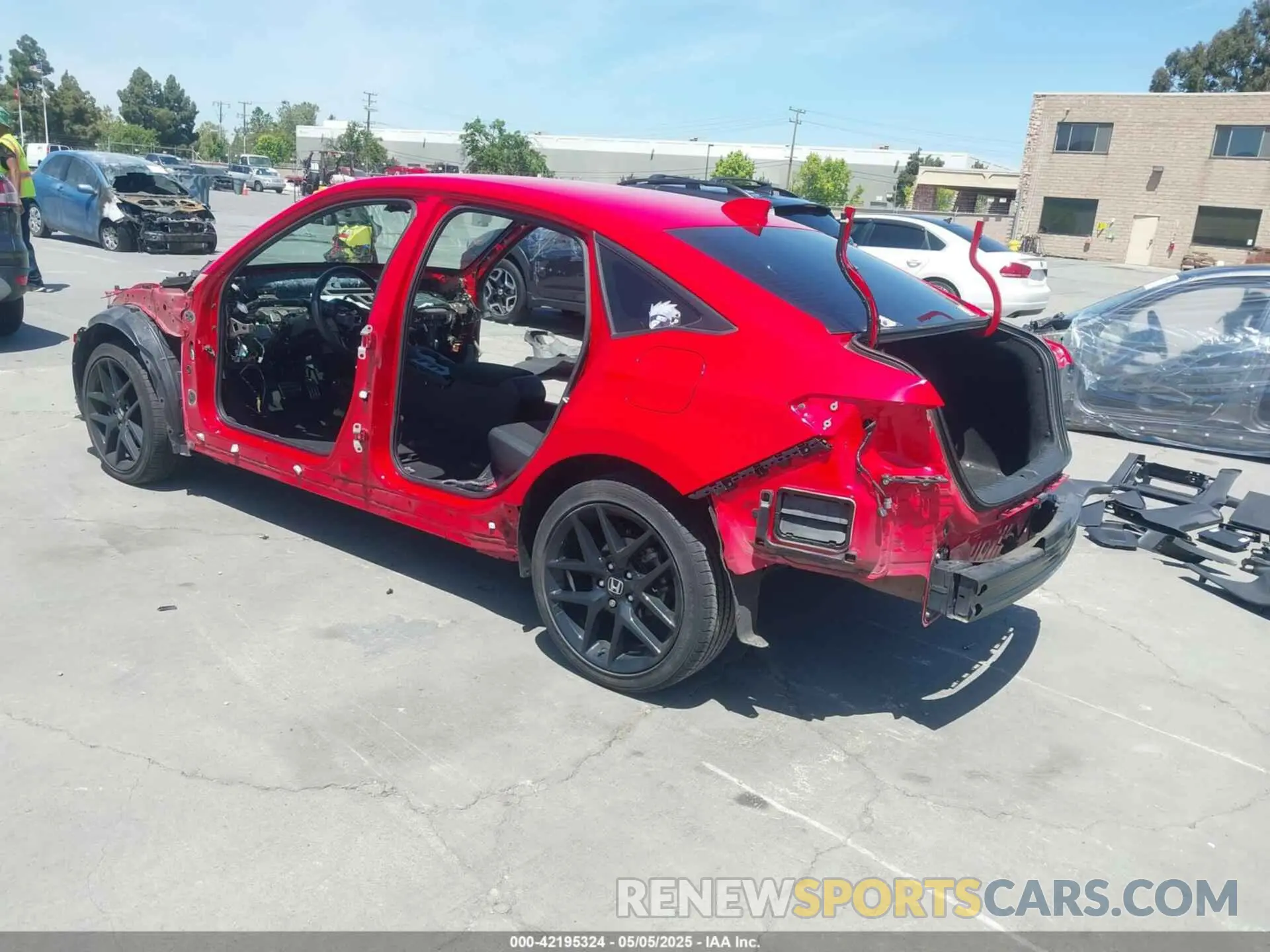 3 Photograph of a damaged car 2HGFE2F53NH500863 HONDA CIVIC 2022
