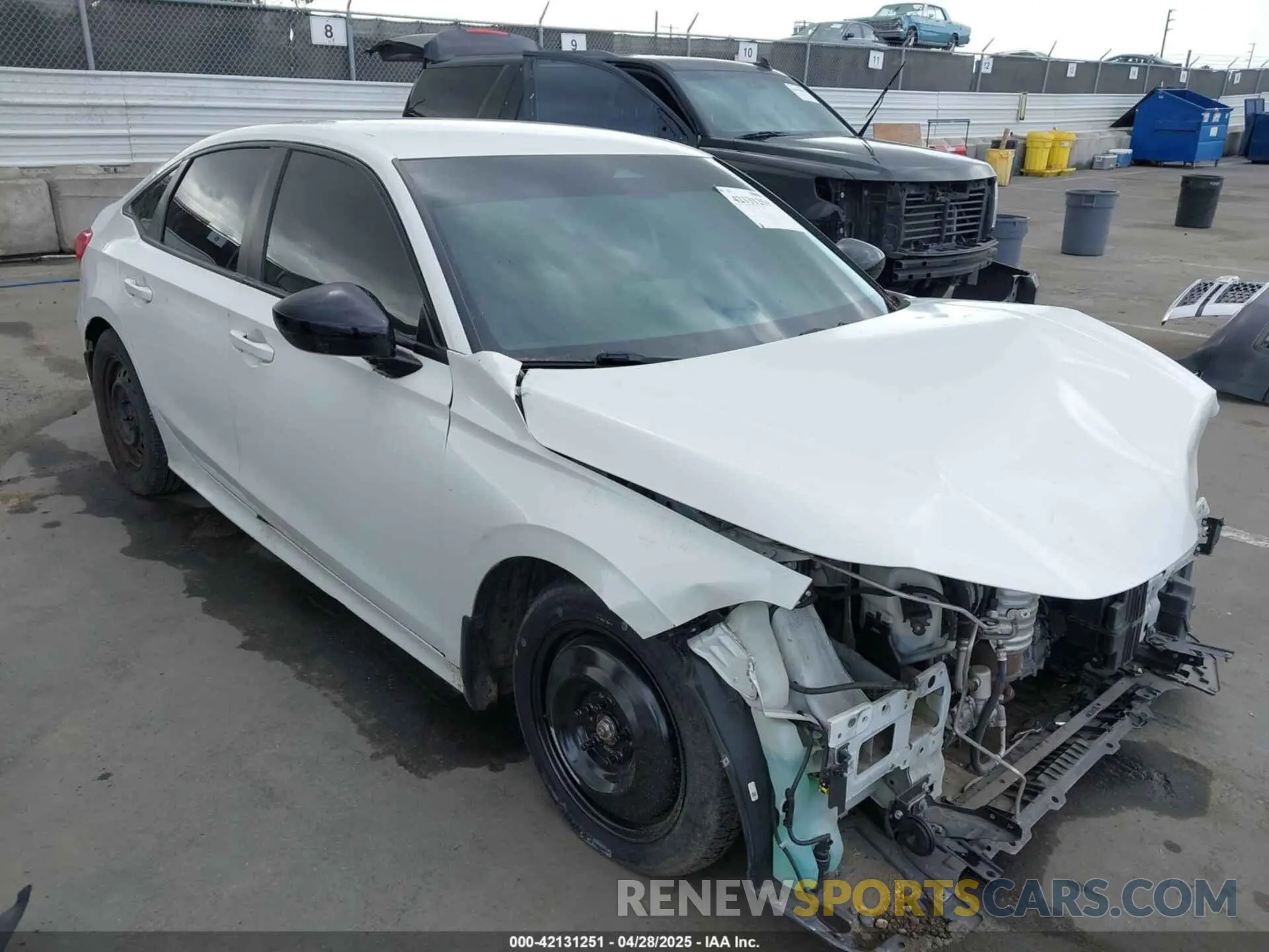 1 Photograph of a damaged car 2HGFE2F53NH504864 HONDA CIVIC 2022
