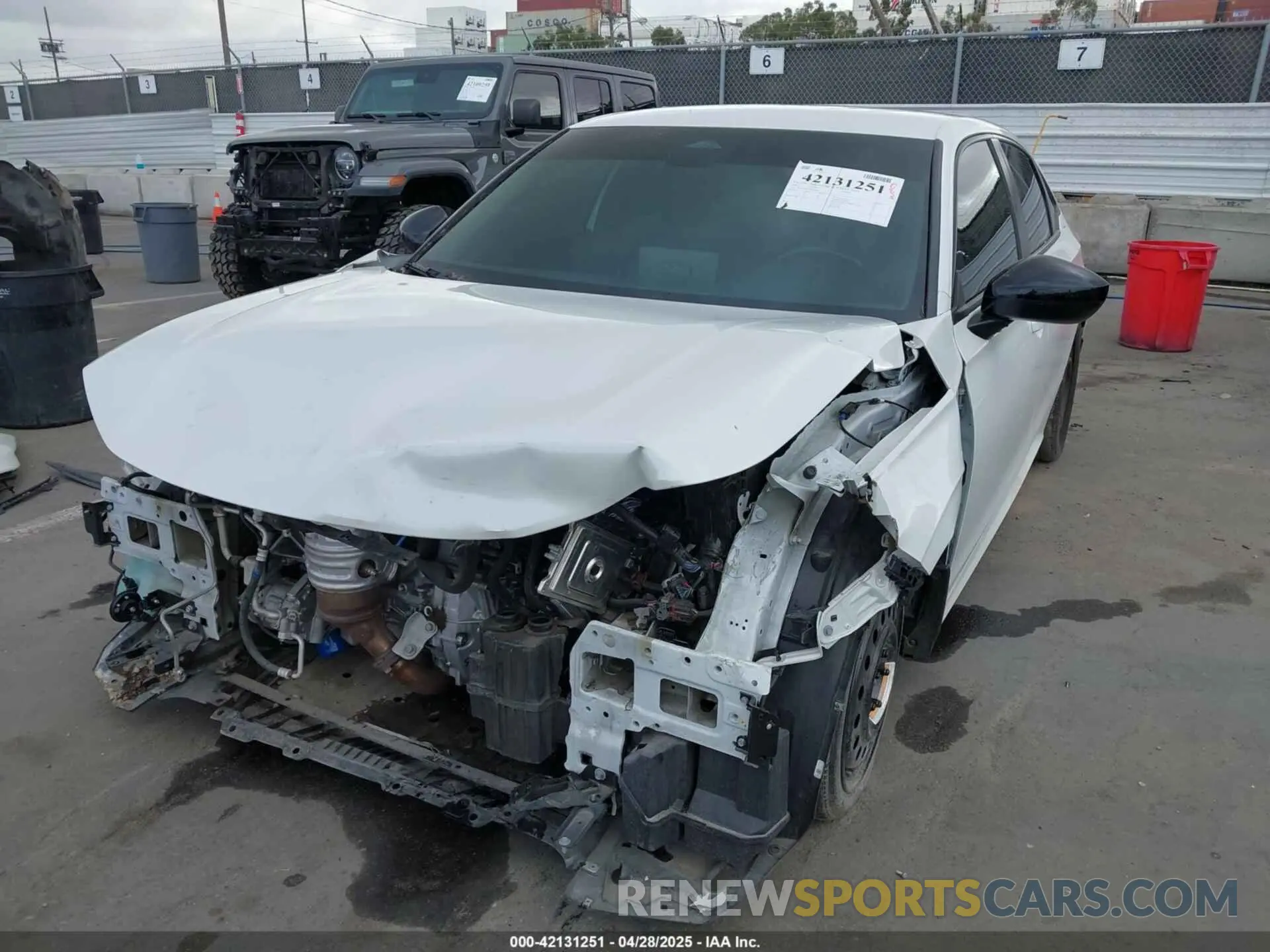 6 Photograph of a damaged car 2HGFE2F53NH504864 HONDA CIVIC 2022