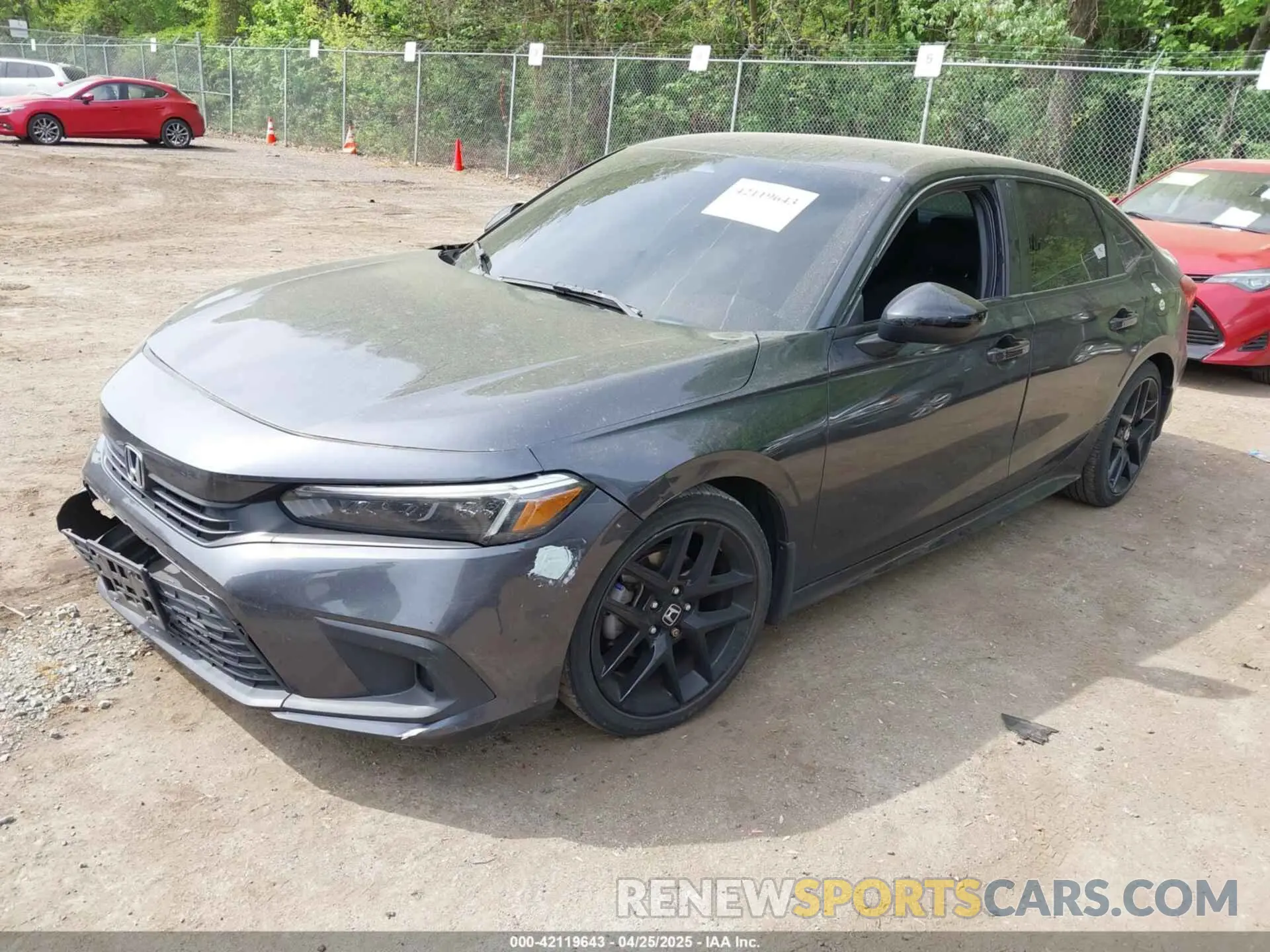 2 Photograph of a damaged car 2HGFE2F53NH512821 HONDA CIVIC 2022