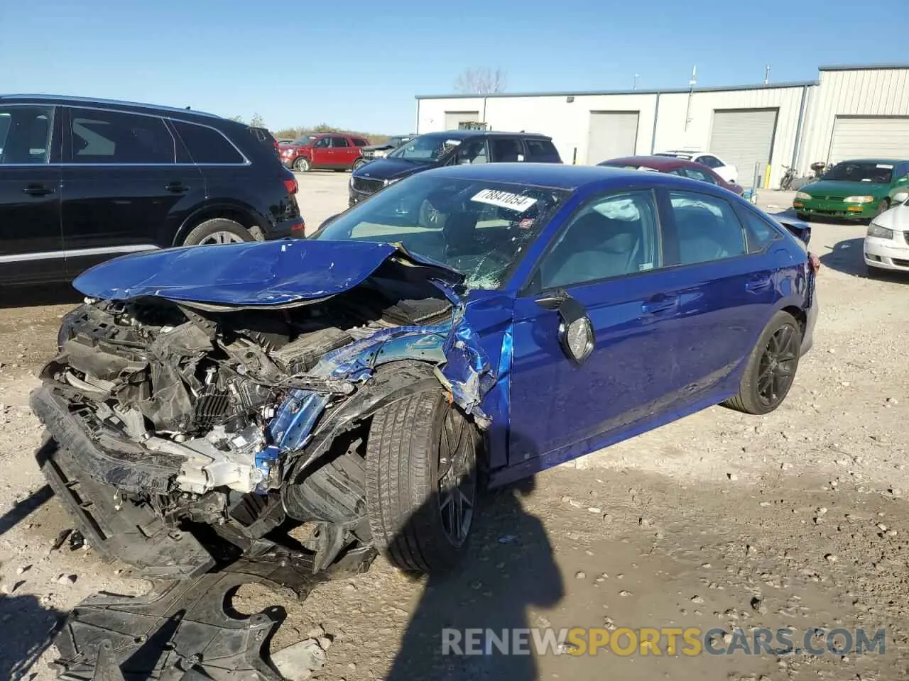 1 Photograph of a damaged car 2HGFE2F53NH513676 HONDA CIVIC 2022