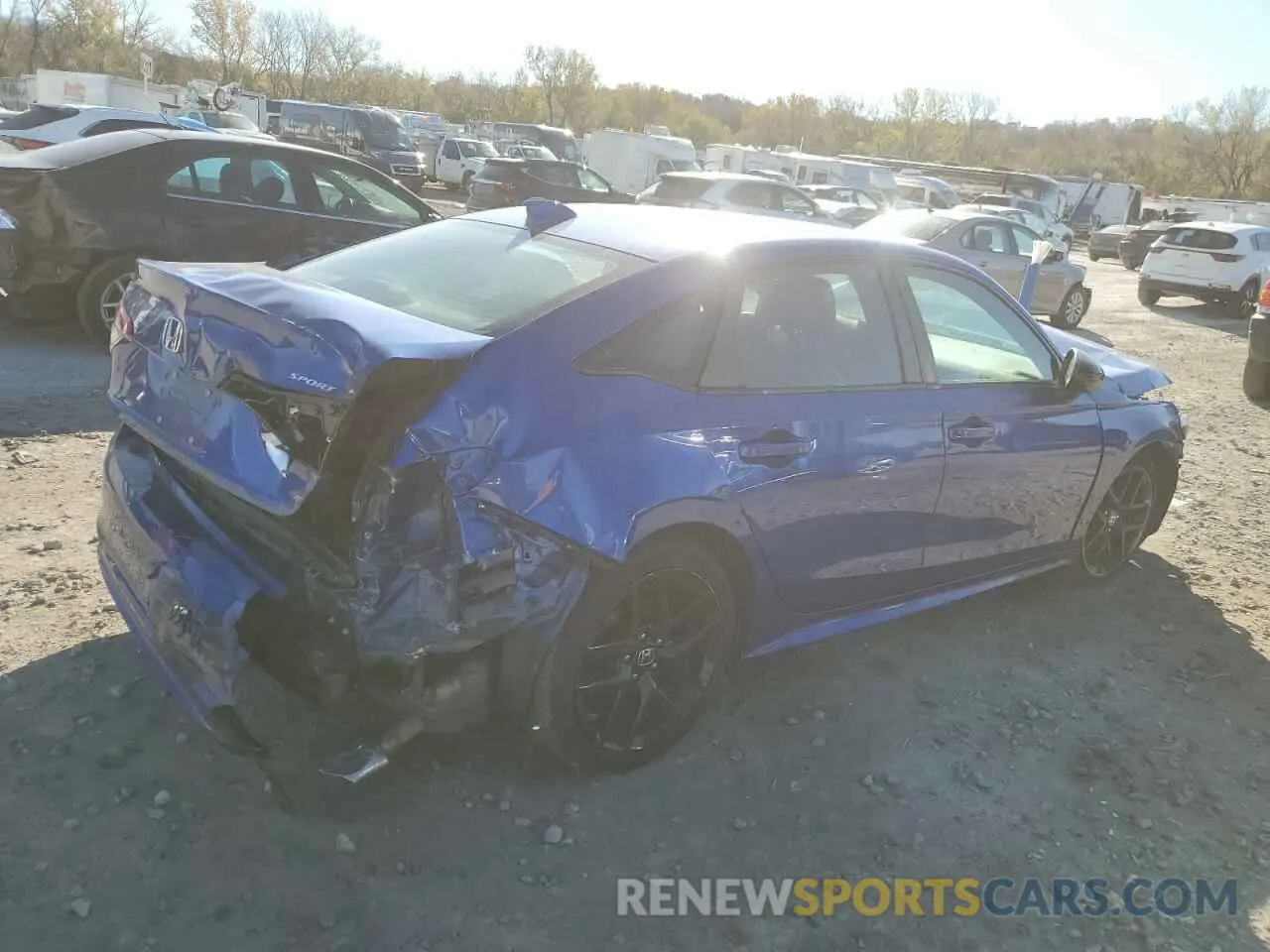 3 Photograph of a damaged car 2HGFE2F53NH513676 HONDA CIVIC 2022