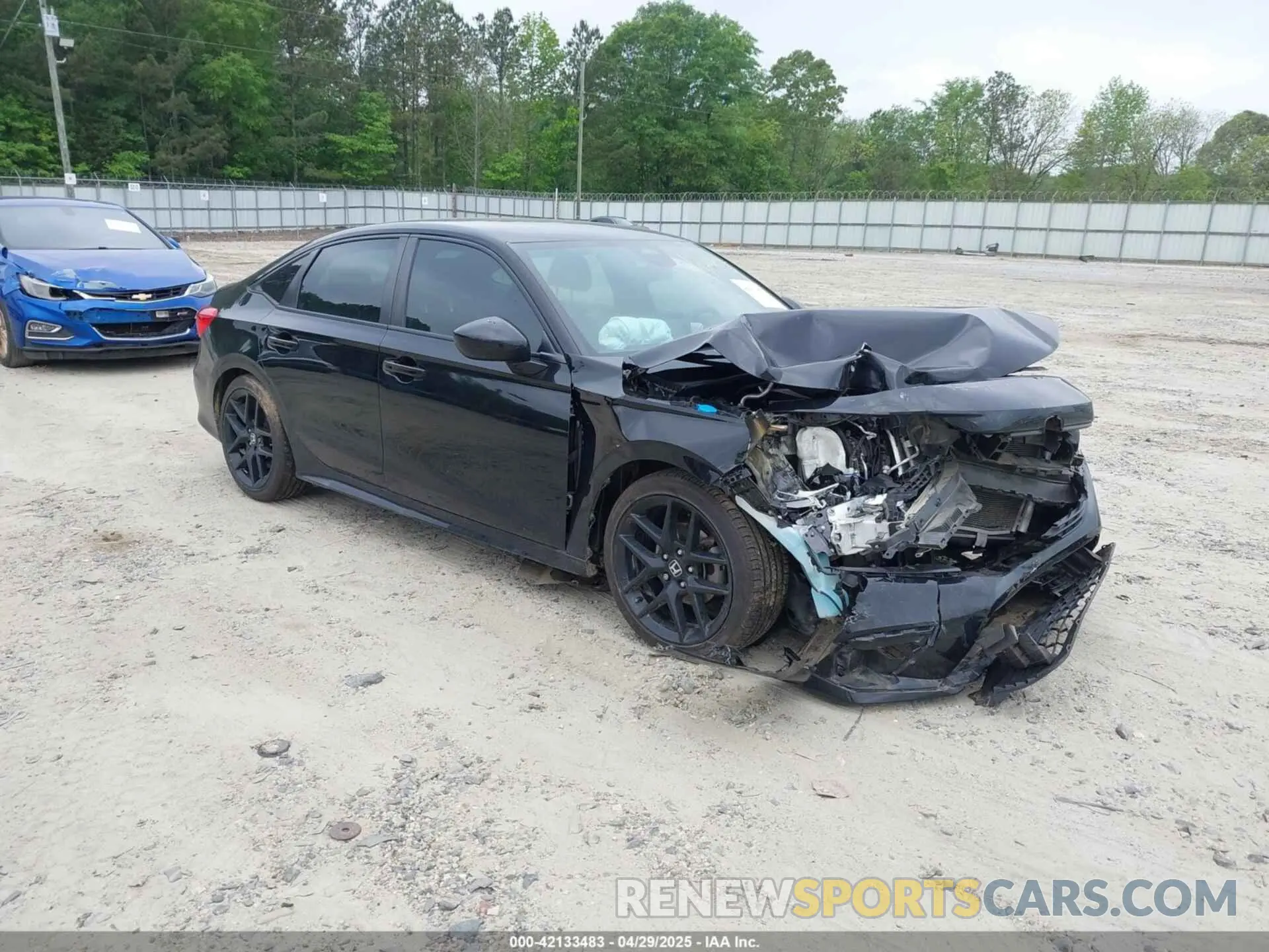 1 Photograph of a damaged car 2HGFE2F53NH535225 HONDA CIVIC 2022