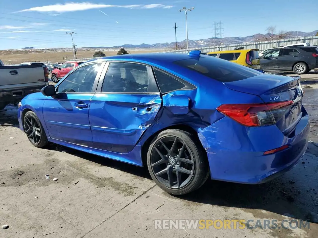 2 Photograph of a damaged car 2HGFE2F53NH543986 HONDA CIVIC 2022