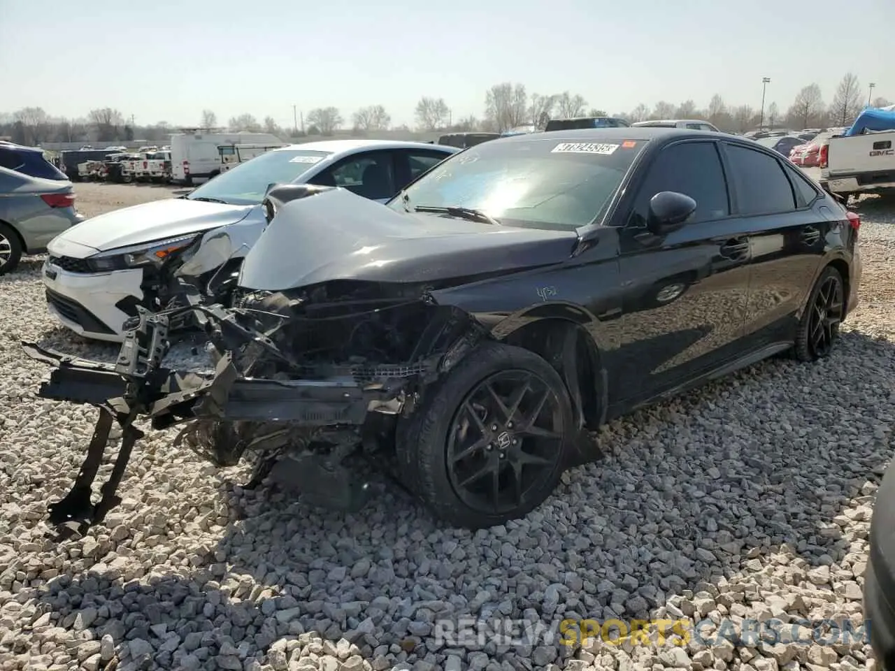 1 Photograph of a damaged car 2HGFE2F53NH550999 HONDA CIVIC 2022