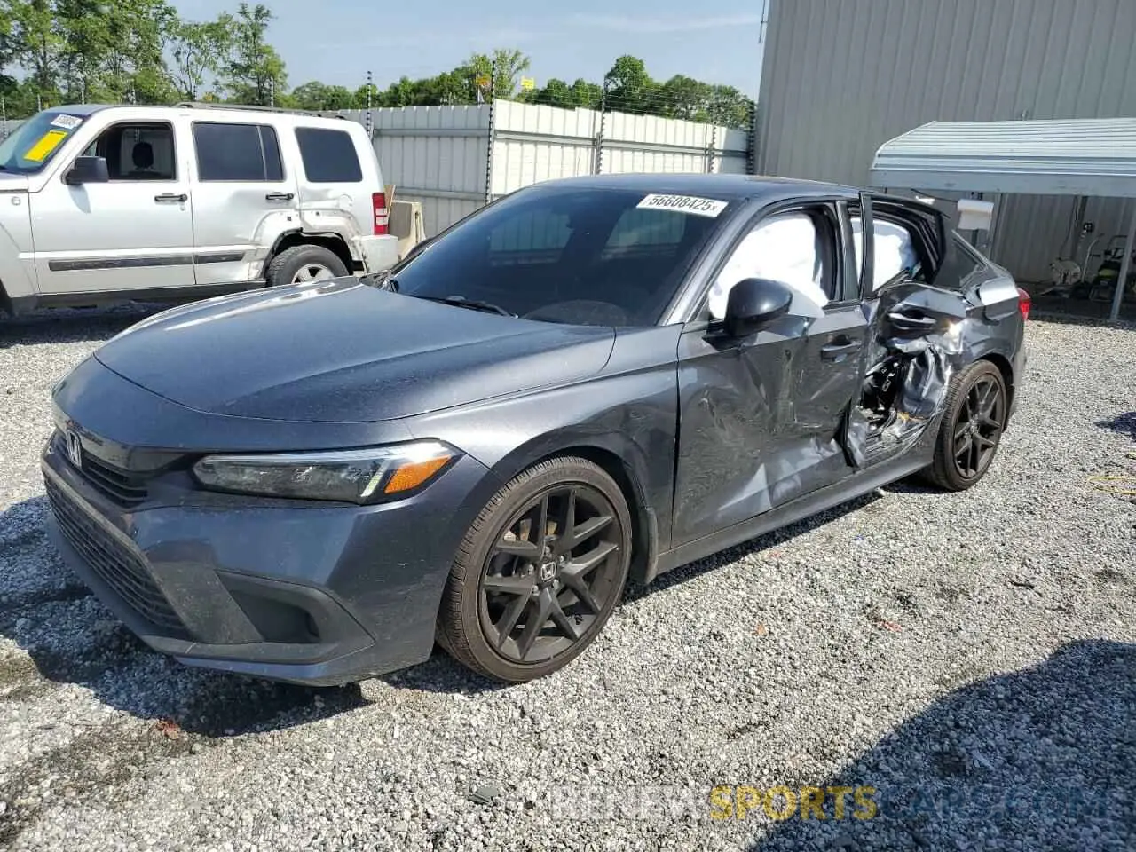 1 Photograph of a damaged car 2HGFE2F53NH551165 HONDA CIVIC 2022