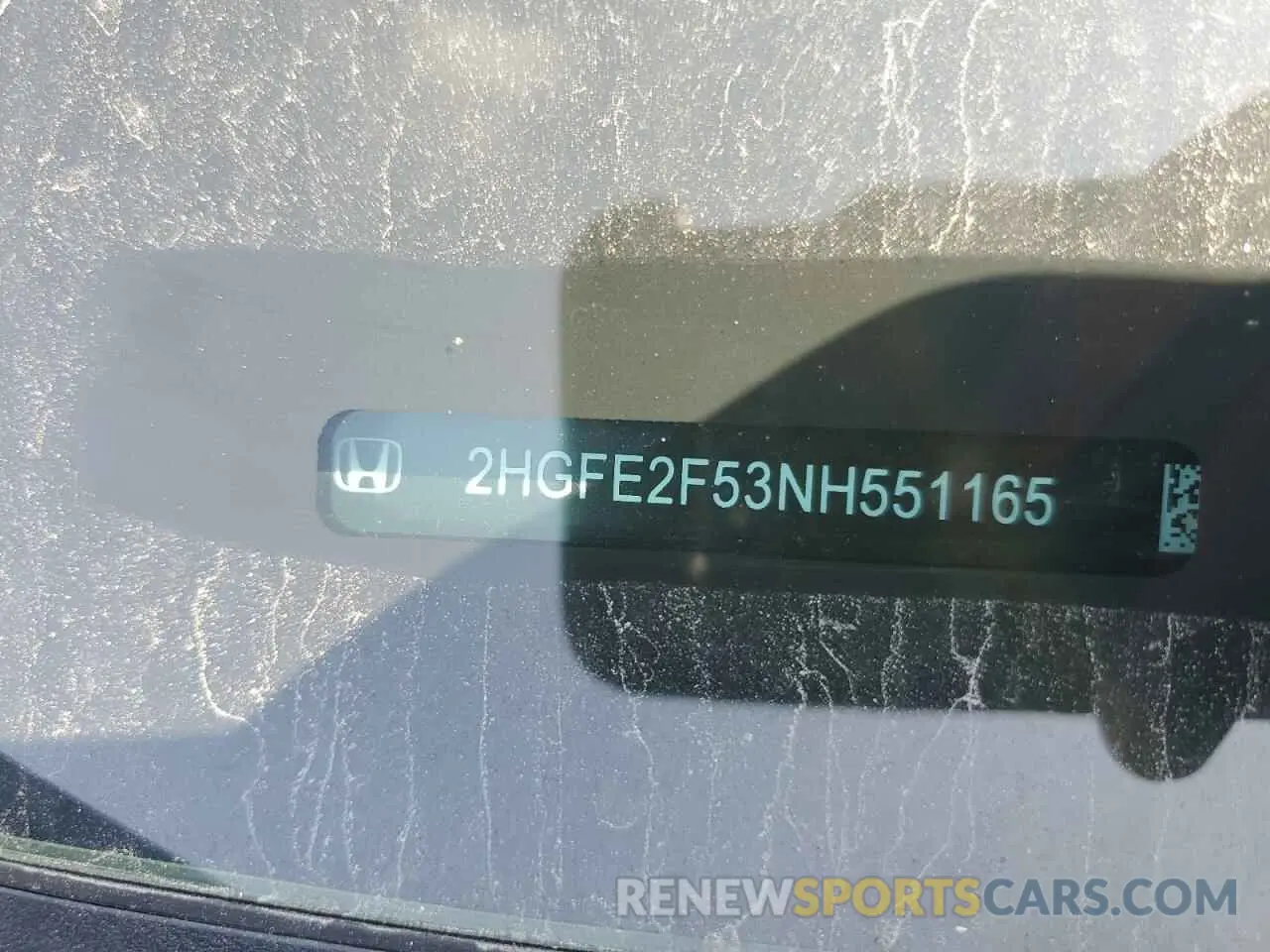 13 Photograph of a damaged car 2HGFE2F53NH551165 HONDA CIVIC 2022