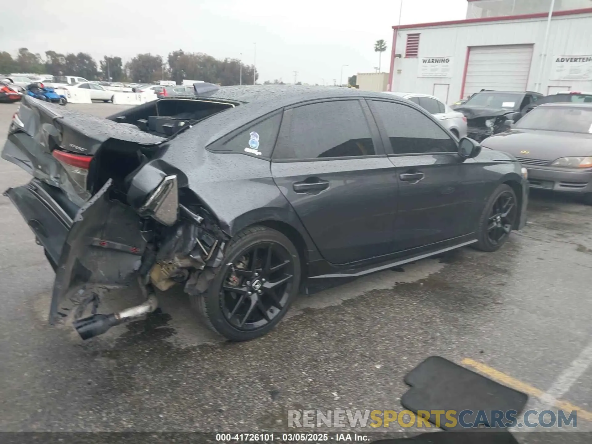 4 Photograph of a damaged car 2HGFE2F53NH554390 HONDA CIVIC 2022