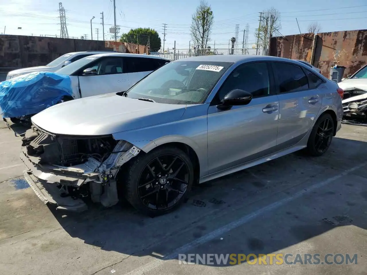 1 Photograph of a damaged car 2HGFE2F53NH554535 HONDA CIVIC 2022