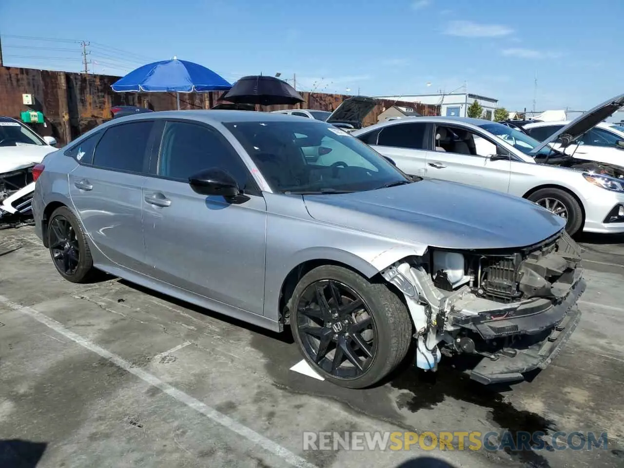 4 Photograph of a damaged car 2HGFE2F53NH554535 HONDA CIVIC 2022
