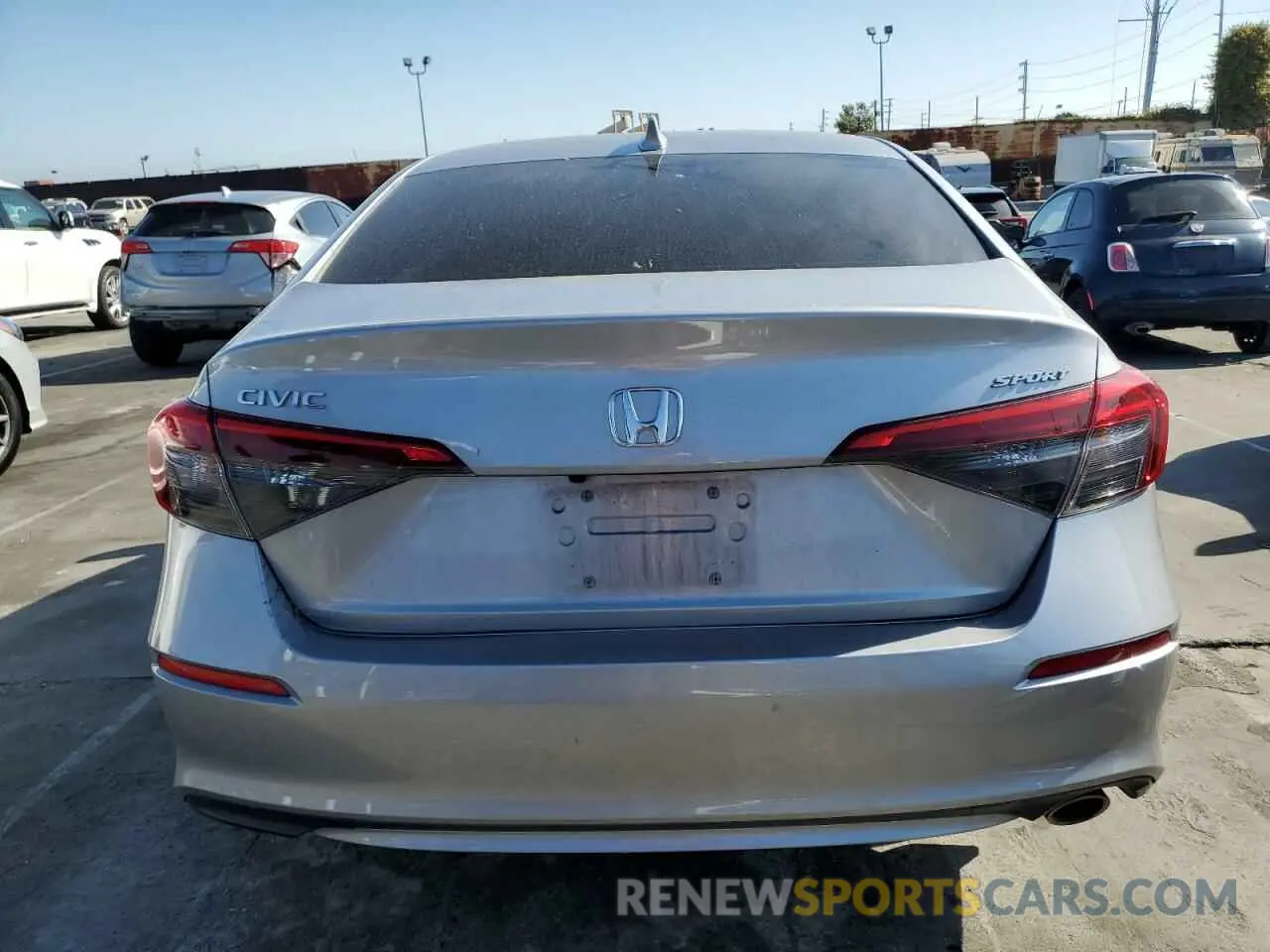 6 Photograph of a damaged car 2HGFE2F53NH554535 HONDA CIVIC 2022