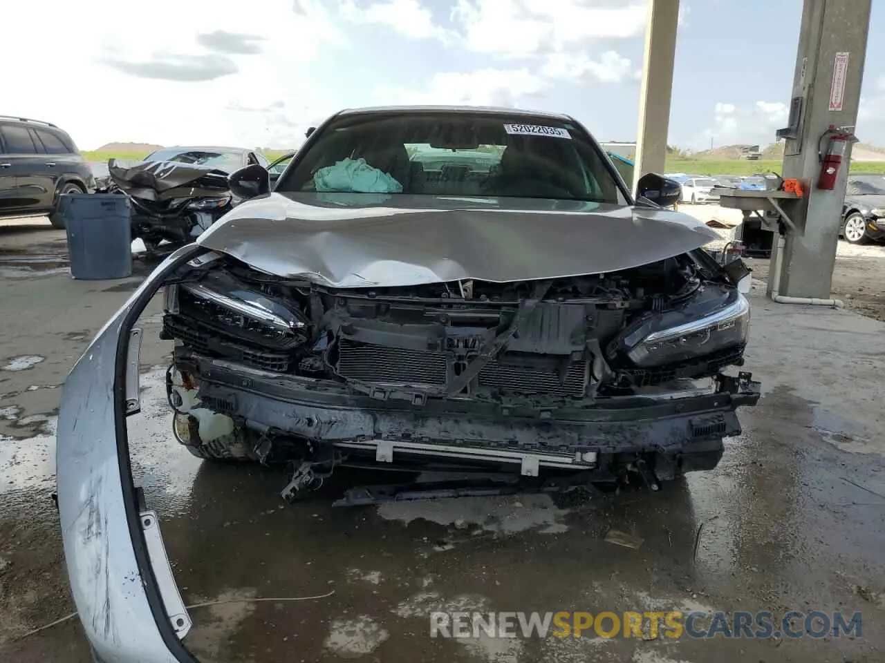 5 Photograph of a damaged car 2HGFE2F53NH555491 HONDA CIVIC 2022