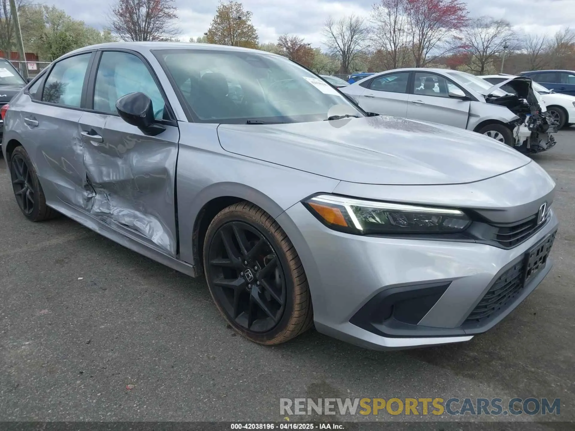 1 Photograph of a damaged car 2HGFE2F53NH557242 HONDA CIVIC 2022