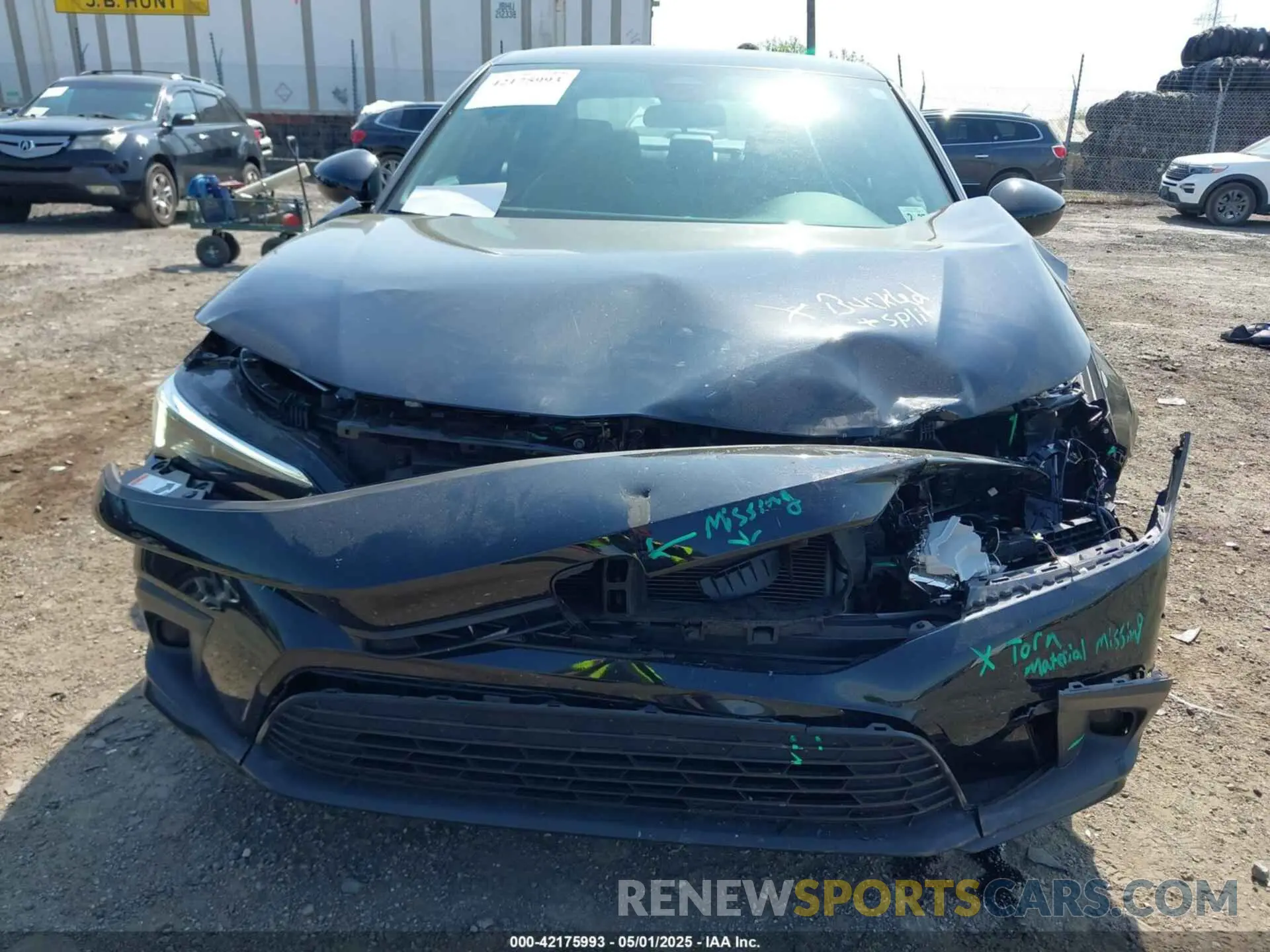 11 Photograph of a damaged car 2HGFE2F53NH567009 HONDA CIVIC 2022