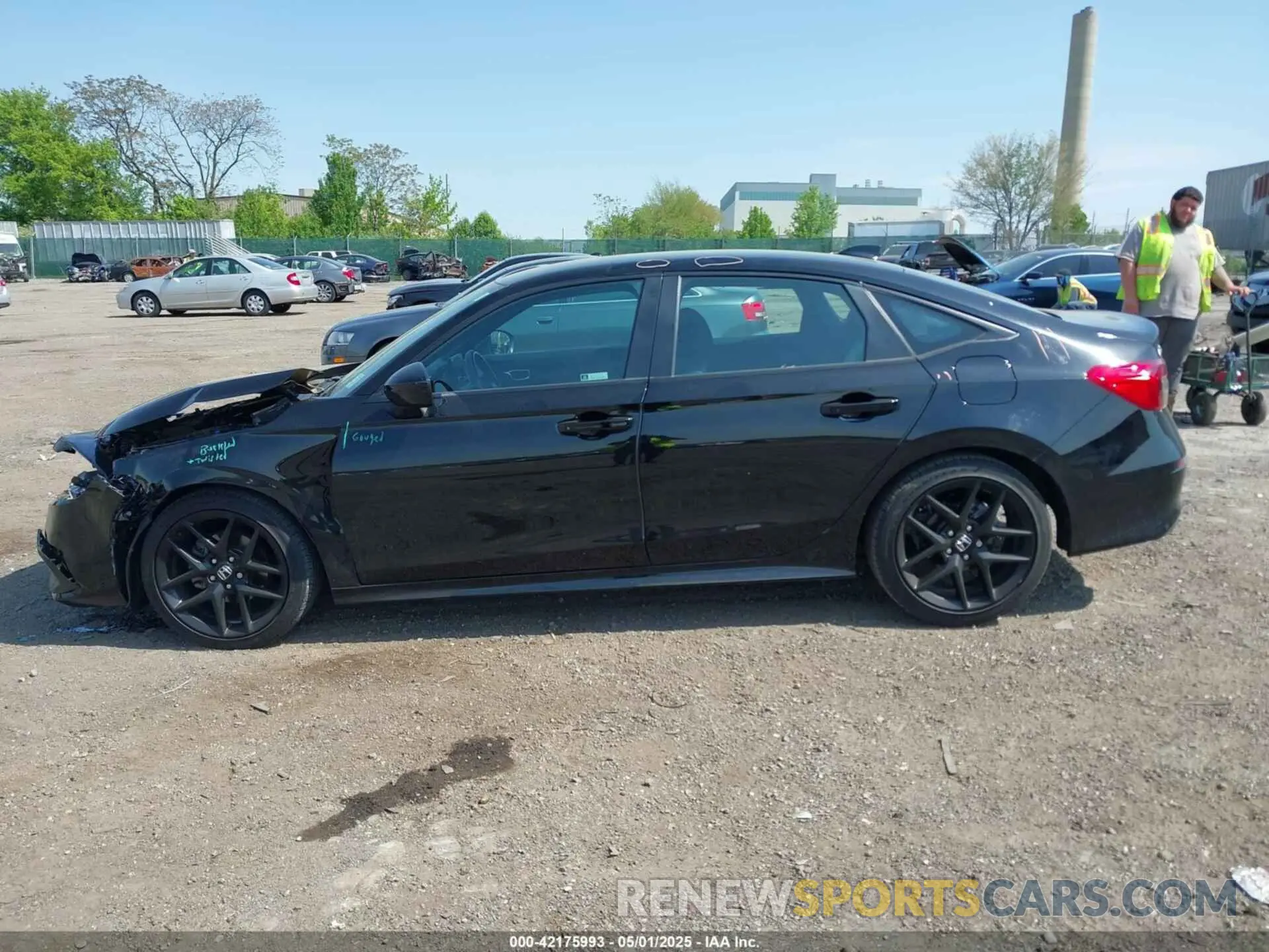 13 Photograph of a damaged car 2HGFE2F53NH567009 HONDA CIVIC 2022