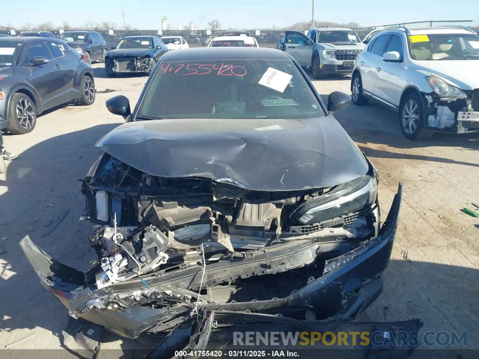 12 Photograph of a damaged car 2HGFE2F53NH568161 HONDA CIVIC 2022