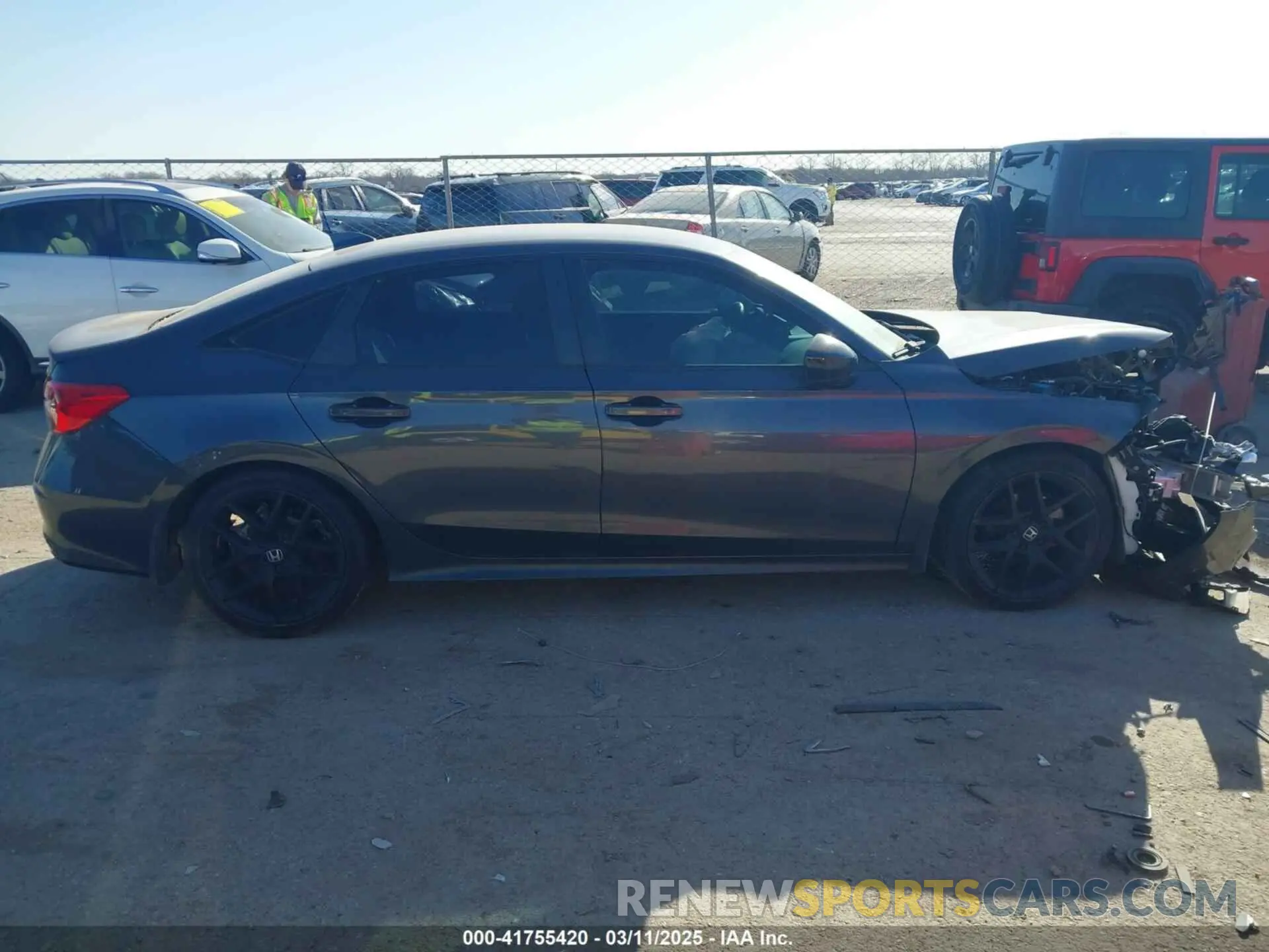 13 Photograph of a damaged car 2HGFE2F53NH568161 HONDA CIVIC 2022