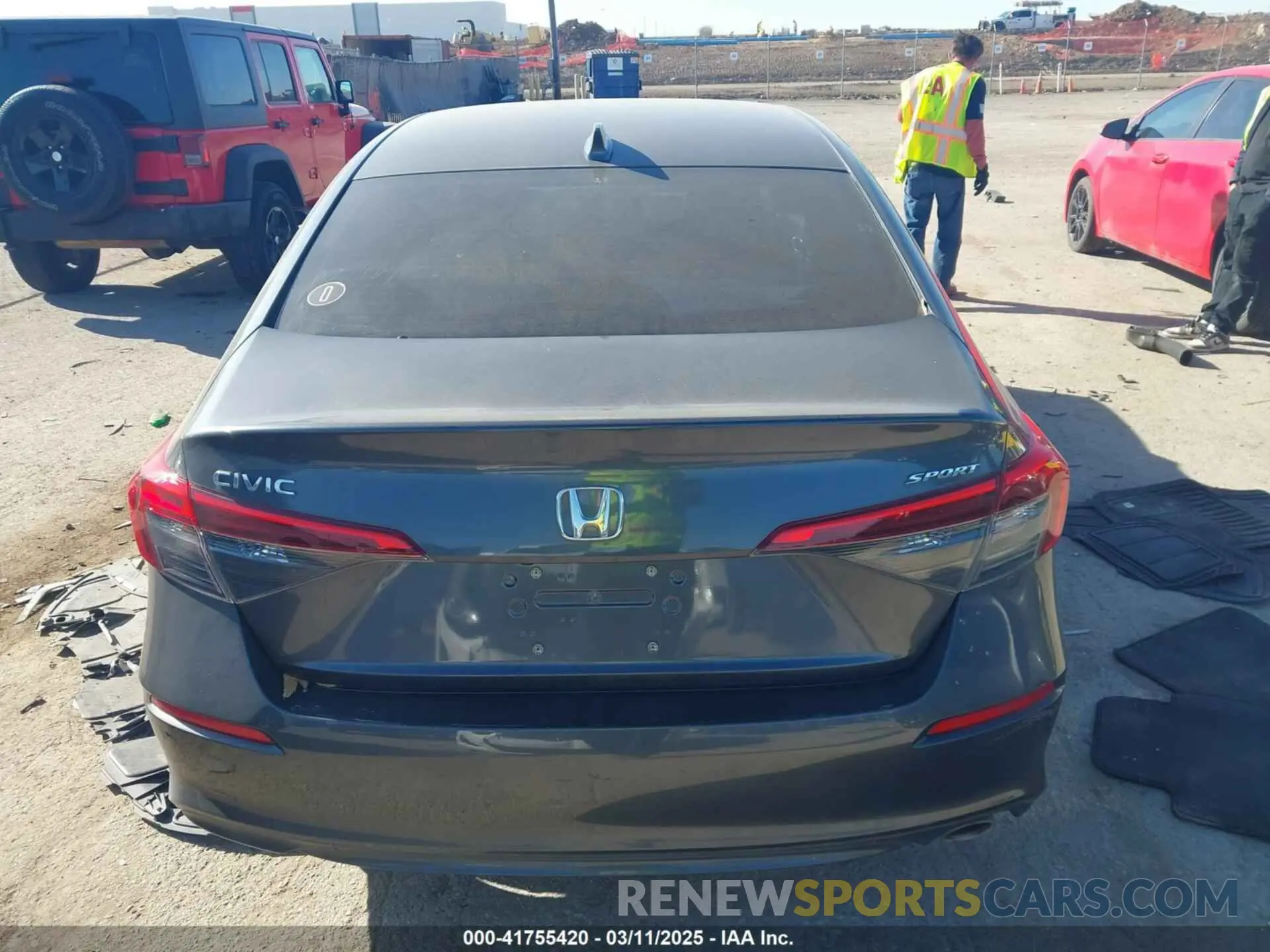 16 Photograph of a damaged car 2HGFE2F53NH568161 HONDA CIVIC 2022