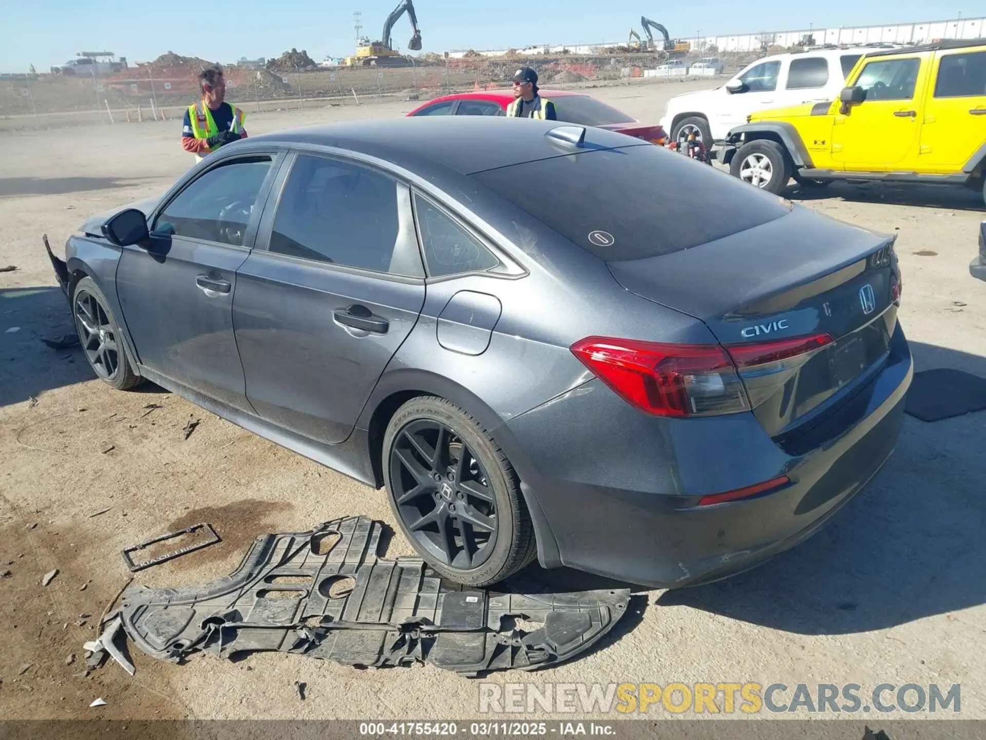 3 Photograph of a damaged car 2HGFE2F53NH568161 HONDA CIVIC 2022