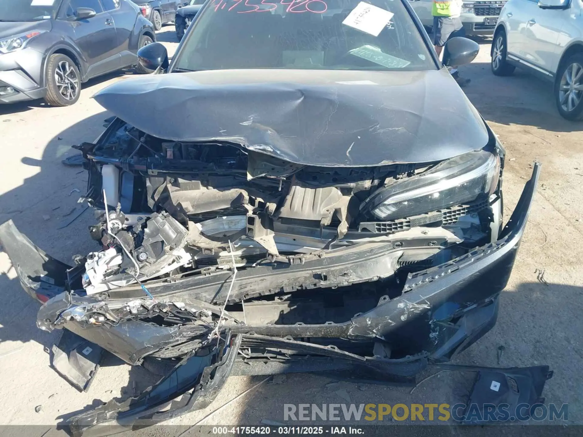 6 Photograph of a damaged car 2HGFE2F53NH568161 HONDA CIVIC 2022