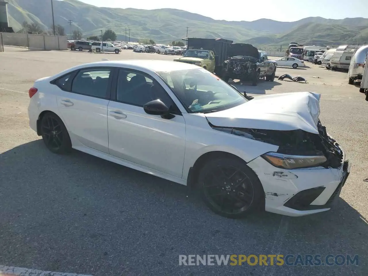 4 Photograph of a damaged car 2HGFE2F53NH573781 HONDA CIVIC 2022