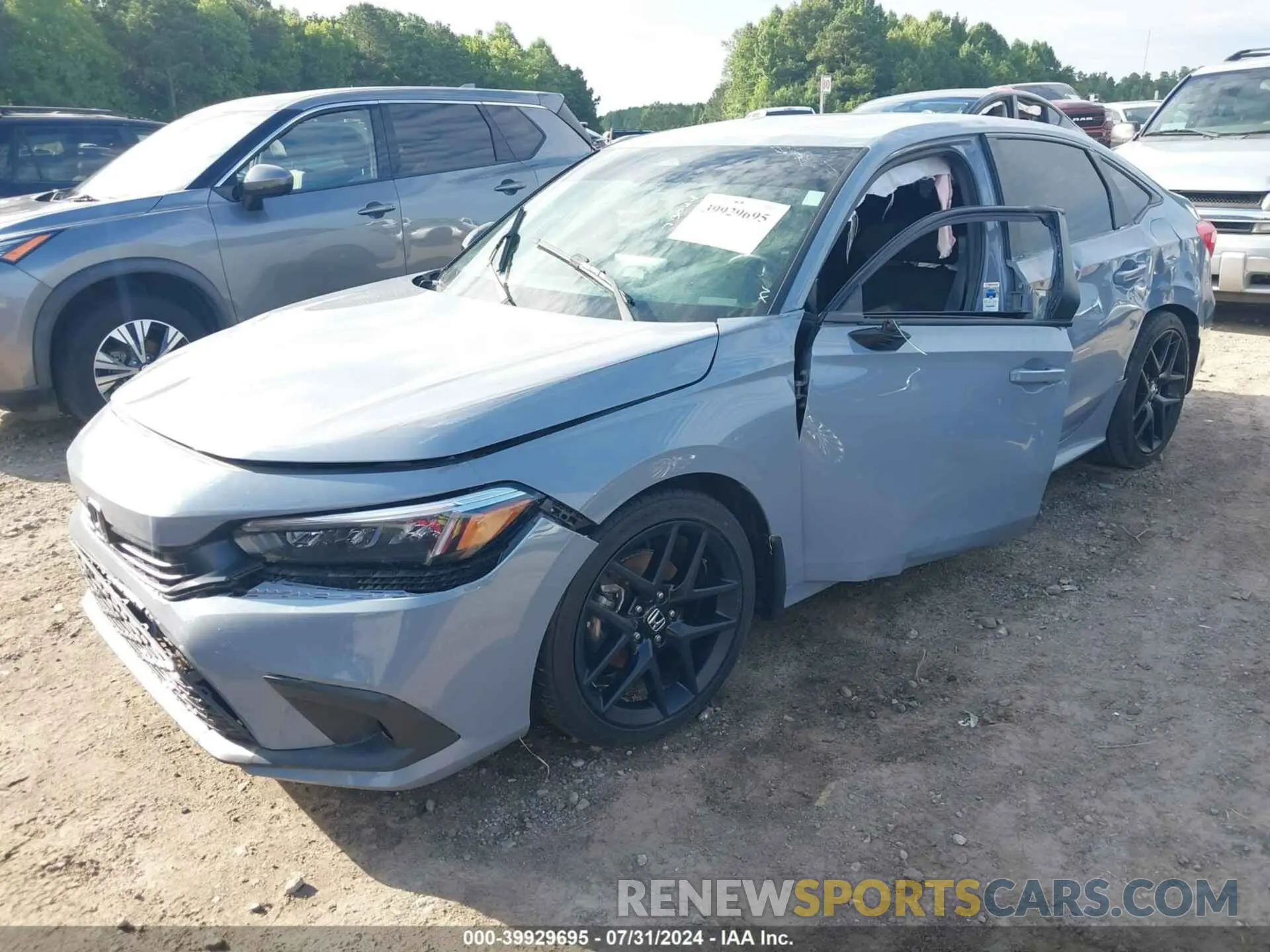 2 Photograph of a damaged car 2HGFE2F53NH580343 HONDA CIVIC 2022
