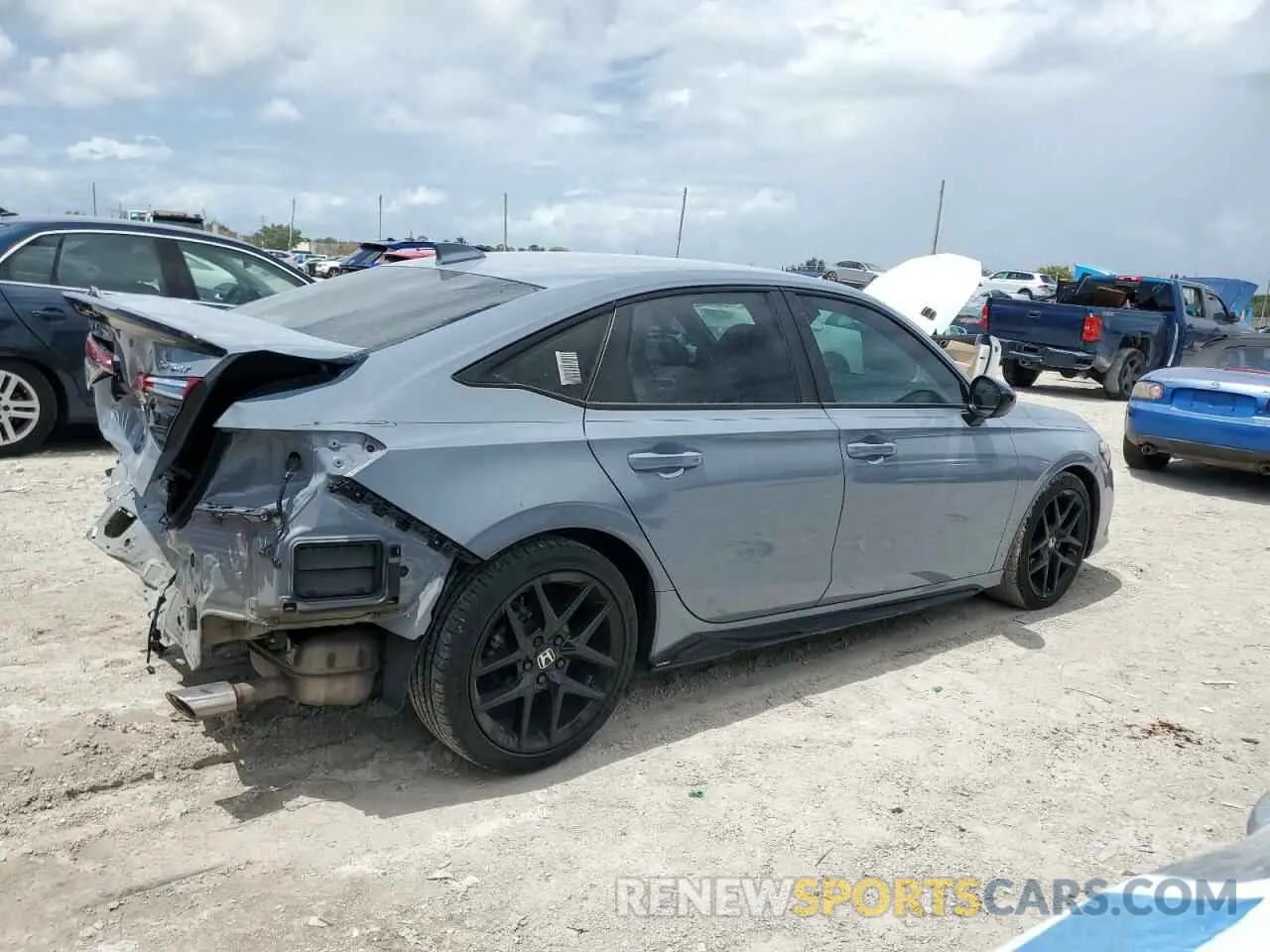 3 Photograph of a damaged car 2HGFE2F53NH588717 HONDA CIVIC 2022