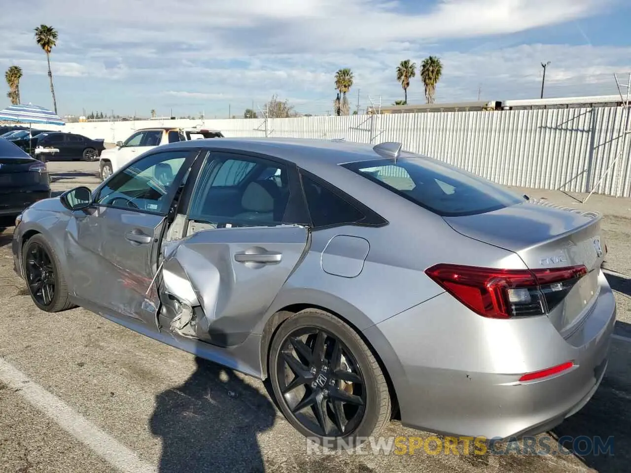 2 Photograph of a damaged car 2HGFE2F53NH594551 HONDA CIVIC 2022