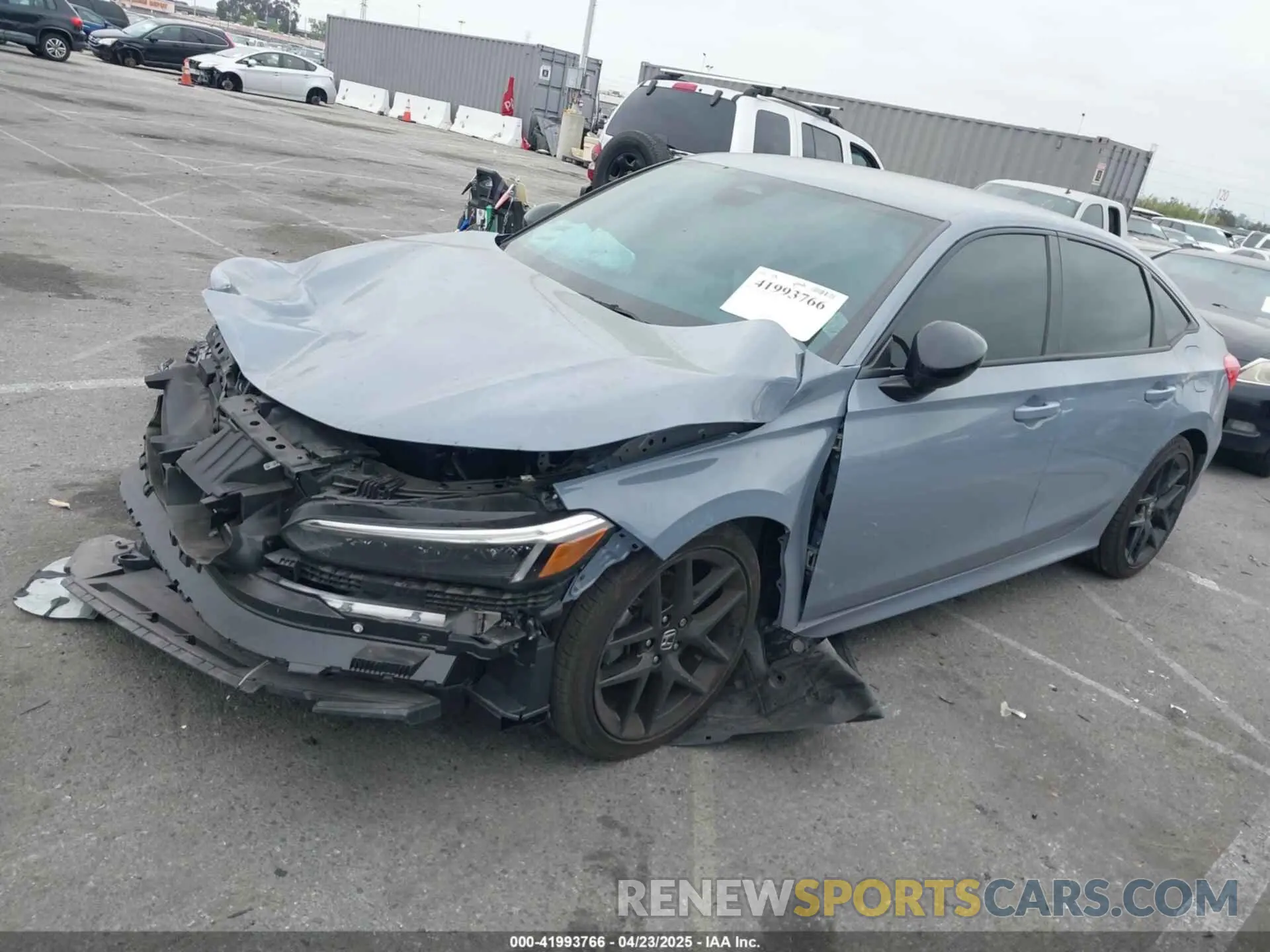 2 Photograph of a damaged car 2HGFE2F53NH595327 HONDA CIVIC 2022