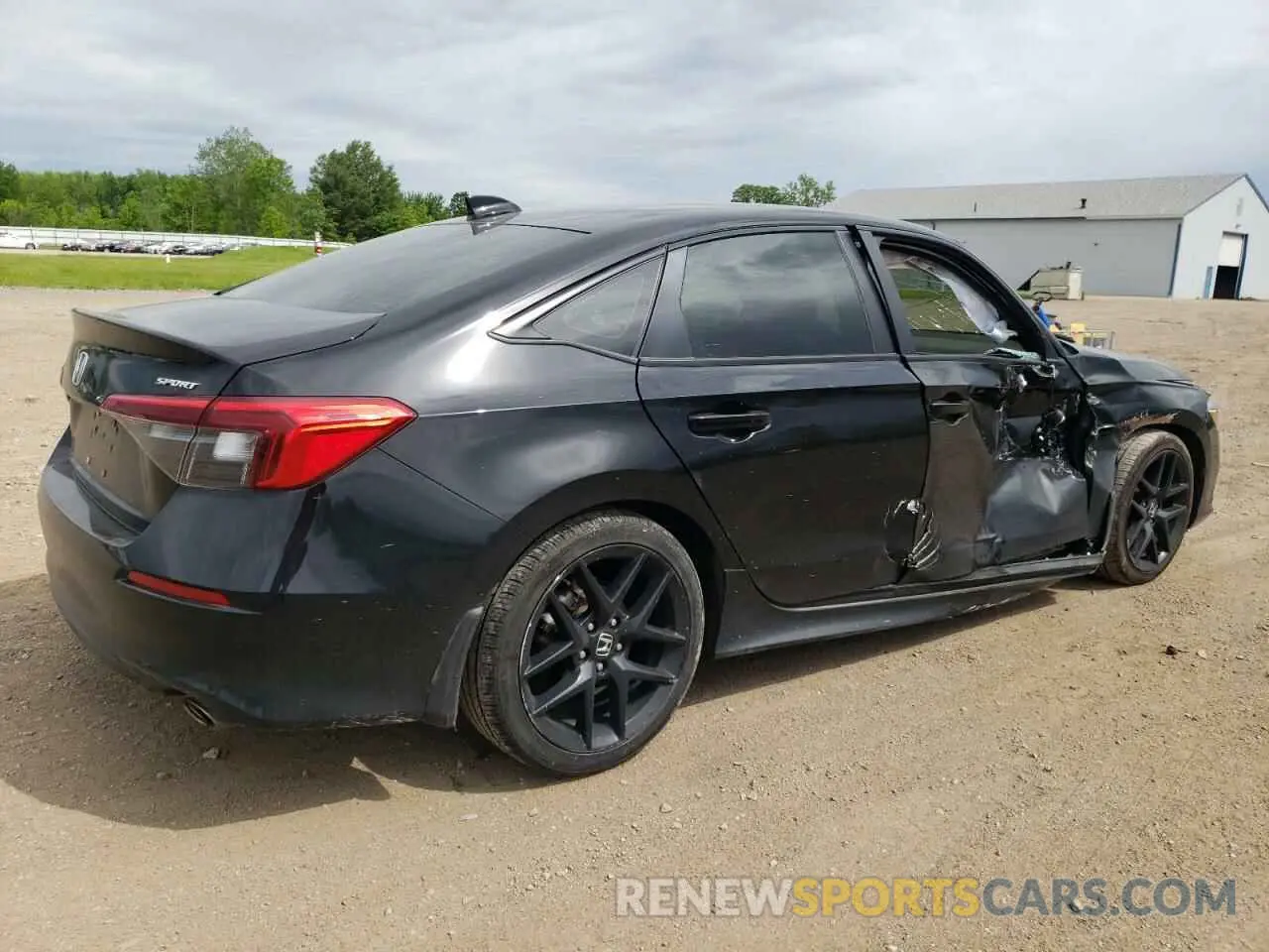3 Photograph of a damaged car 2HGFE2F53NH600445 HONDA CIVIC 2022