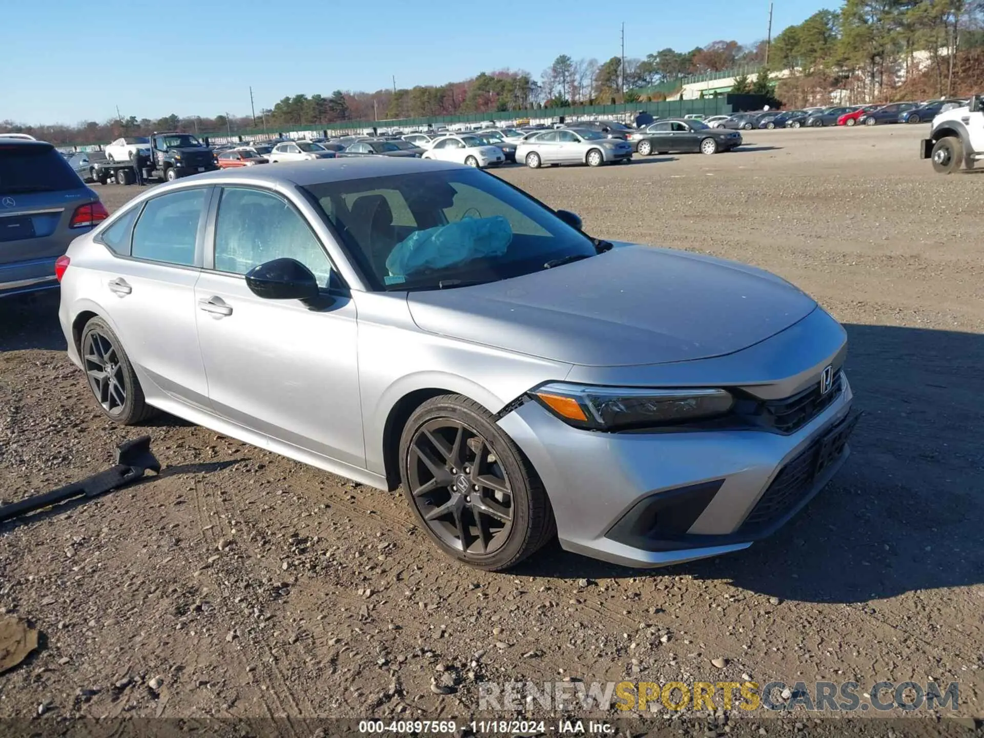 1 Photograph of a damaged car 2HGFE2F53NH602230 HONDA CIVIC 2022