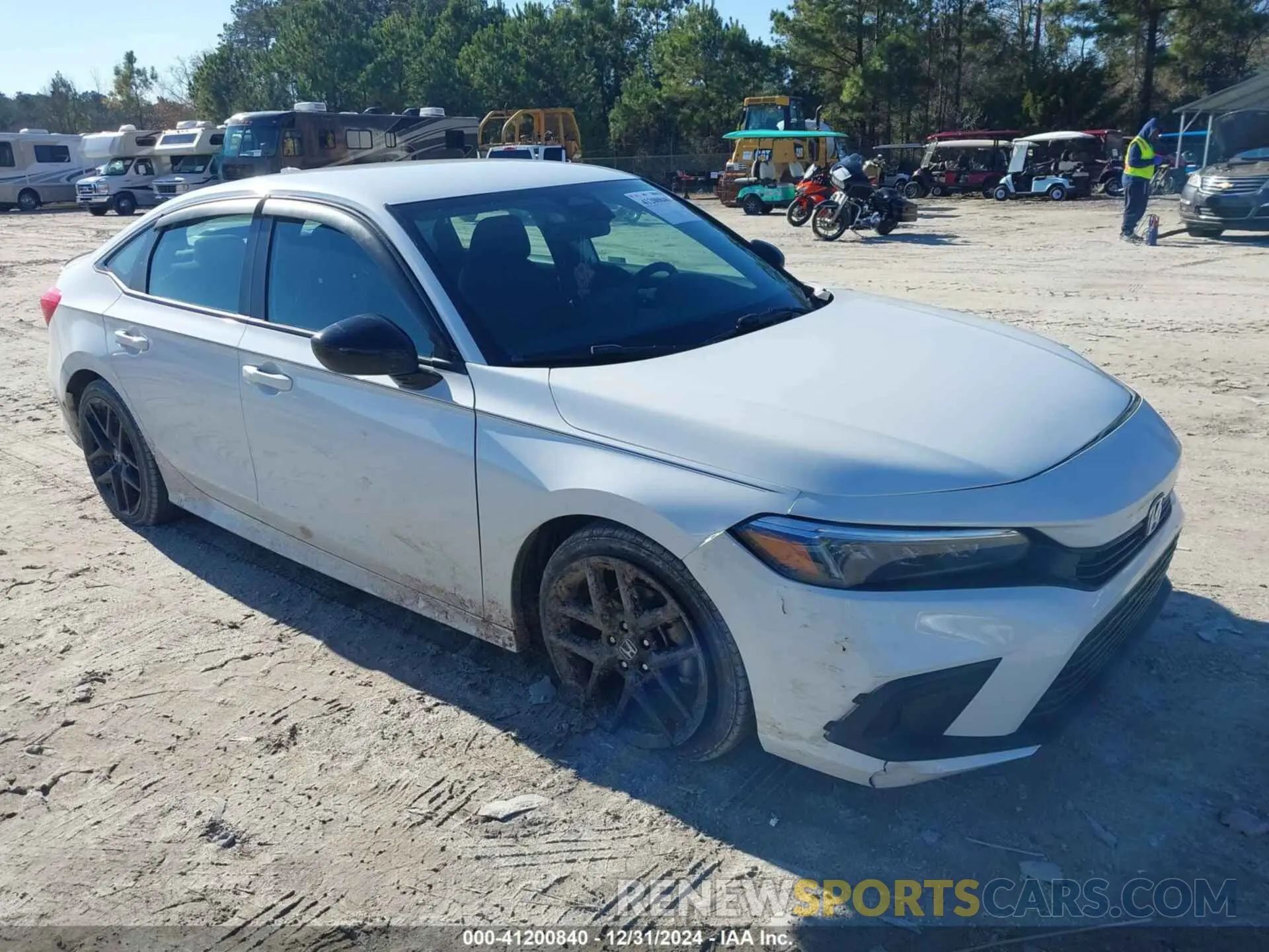 1 Photograph of a damaged car 2HGFE2F53NH609677 HONDA CIVIC 2022