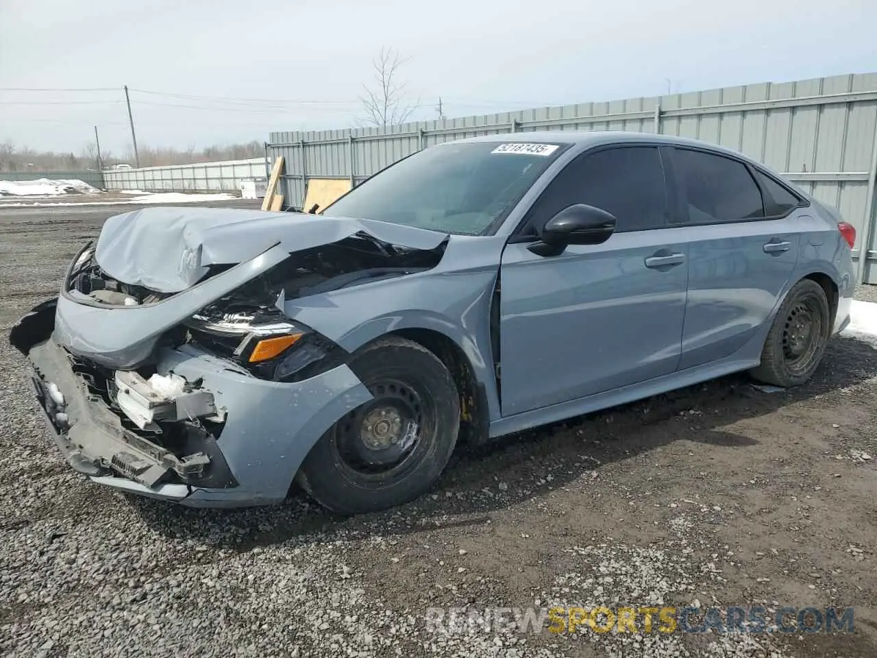 1 Photograph of a damaged car 2HGFE2F54NH101802 HONDA CIVIC 2022