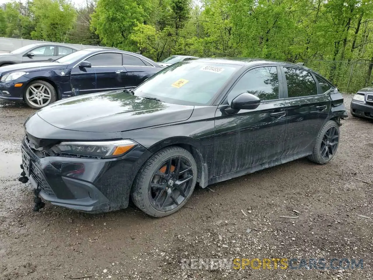 1 Photograph of a damaged car 2HGFE2F54NH116364 HONDA CIVIC 2022