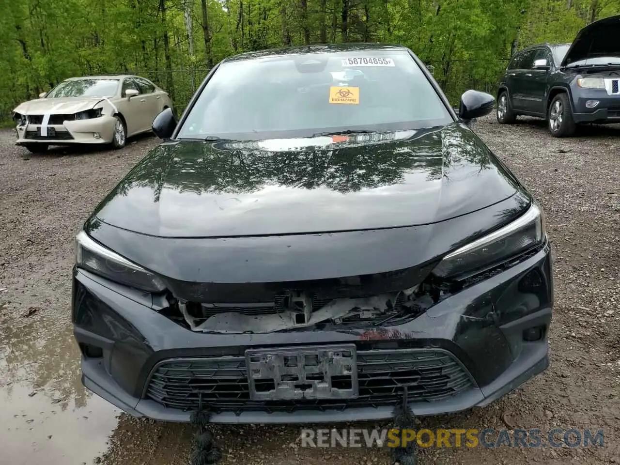 5 Photograph of a damaged car 2HGFE2F54NH116364 HONDA CIVIC 2022