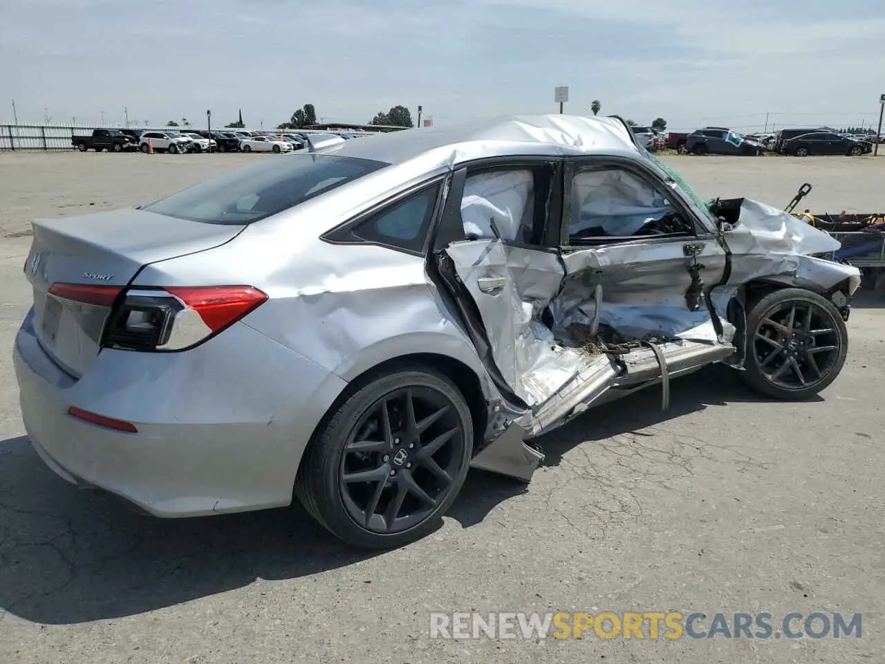 3 Photograph of a damaged car 2HGFE2F54NH515517 HONDA CIVIC 2022
