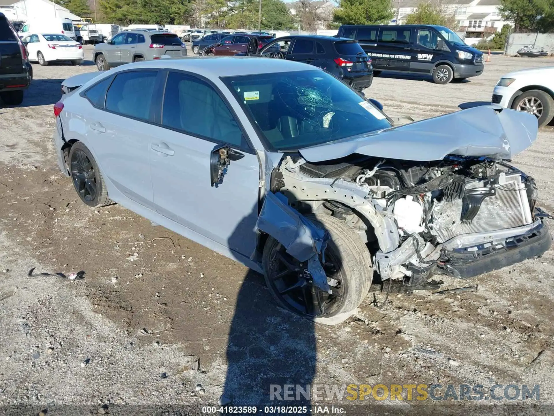 1 Photograph of a damaged car 2HGFE2F54NH528977 HONDA CIVIC 2022