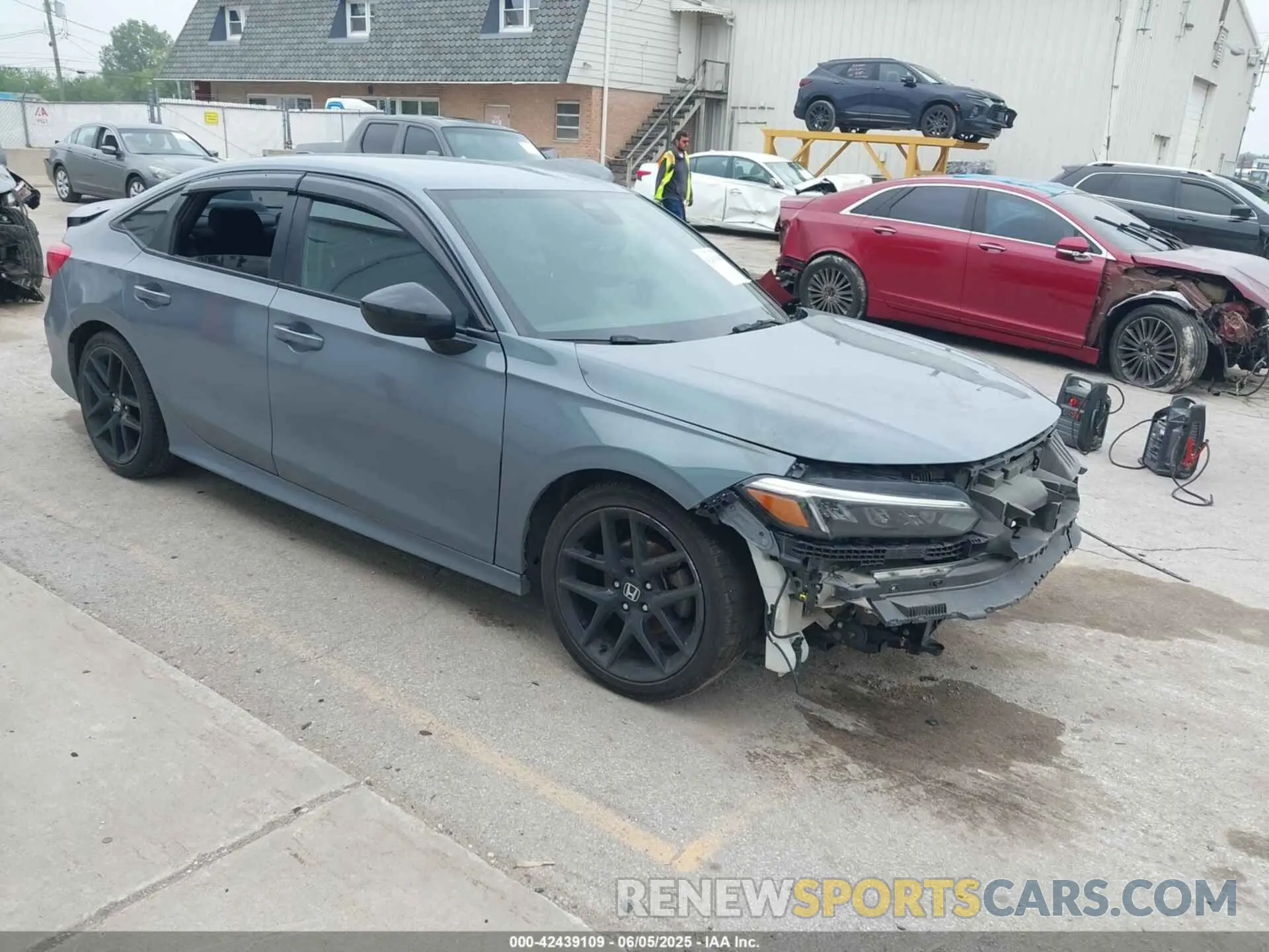 1 Photograph of a damaged car 2HGFE2F54NH539414 HONDA CIVIC 2022