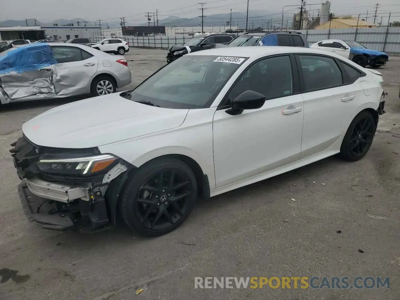 1 Photograph of a damaged car 2HGFE2F54NH546282 HONDA CIVIC 2022