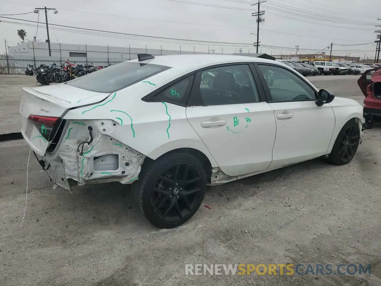 3 Photograph of a damaged car 2HGFE2F54NH546282 HONDA CIVIC 2022