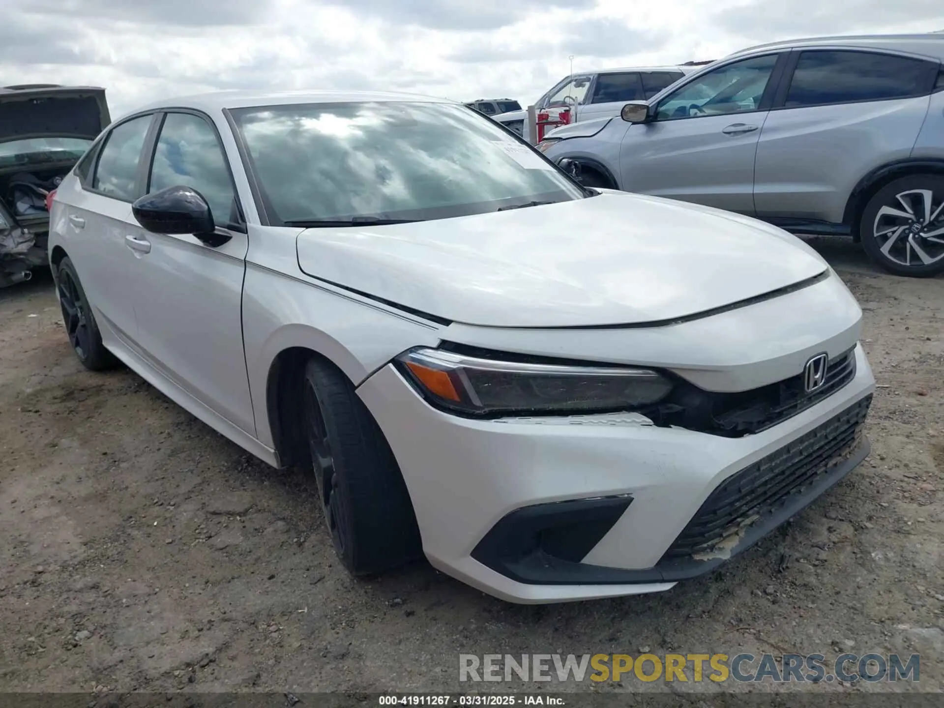 1 Photograph of a damaged car 2HGFE2F54NH556181 HONDA CIVIC 2022