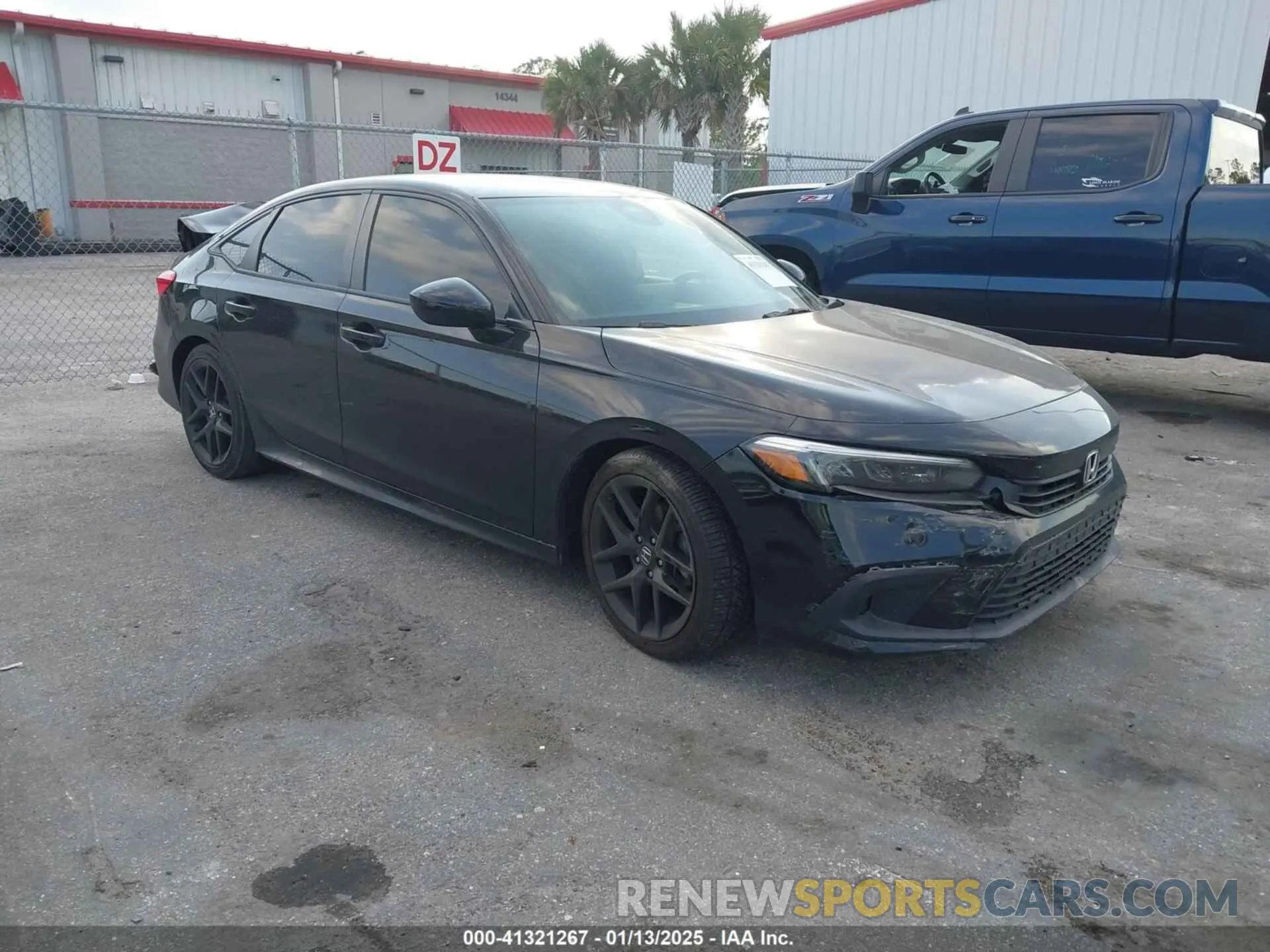 1 Photograph of a damaged car 2HGFE2F54NH560781 HONDA CIVIC 2022
