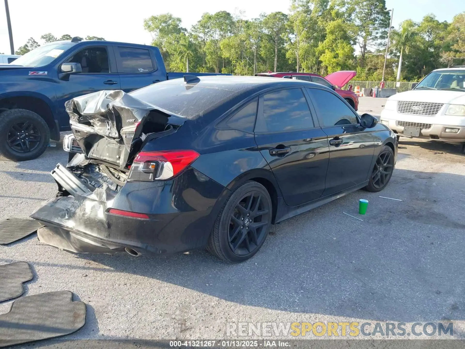 4 Photograph of a damaged car 2HGFE2F54NH560781 HONDA CIVIC 2022