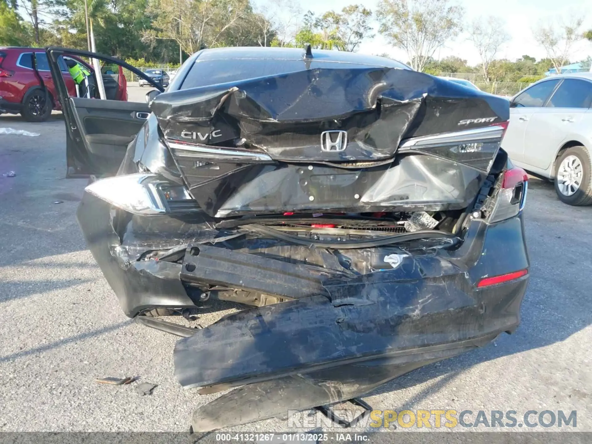 6 Photograph of a damaged car 2HGFE2F54NH560781 HONDA CIVIC 2022