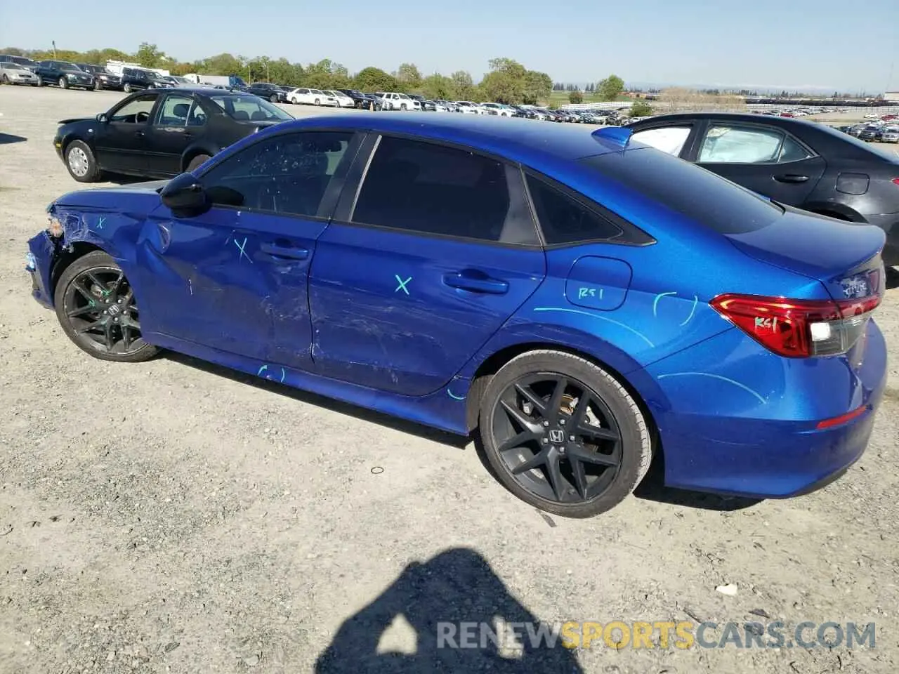 2 Photograph of a damaged car 2HGFE2F54NH564636 HONDA CIVIC 2022