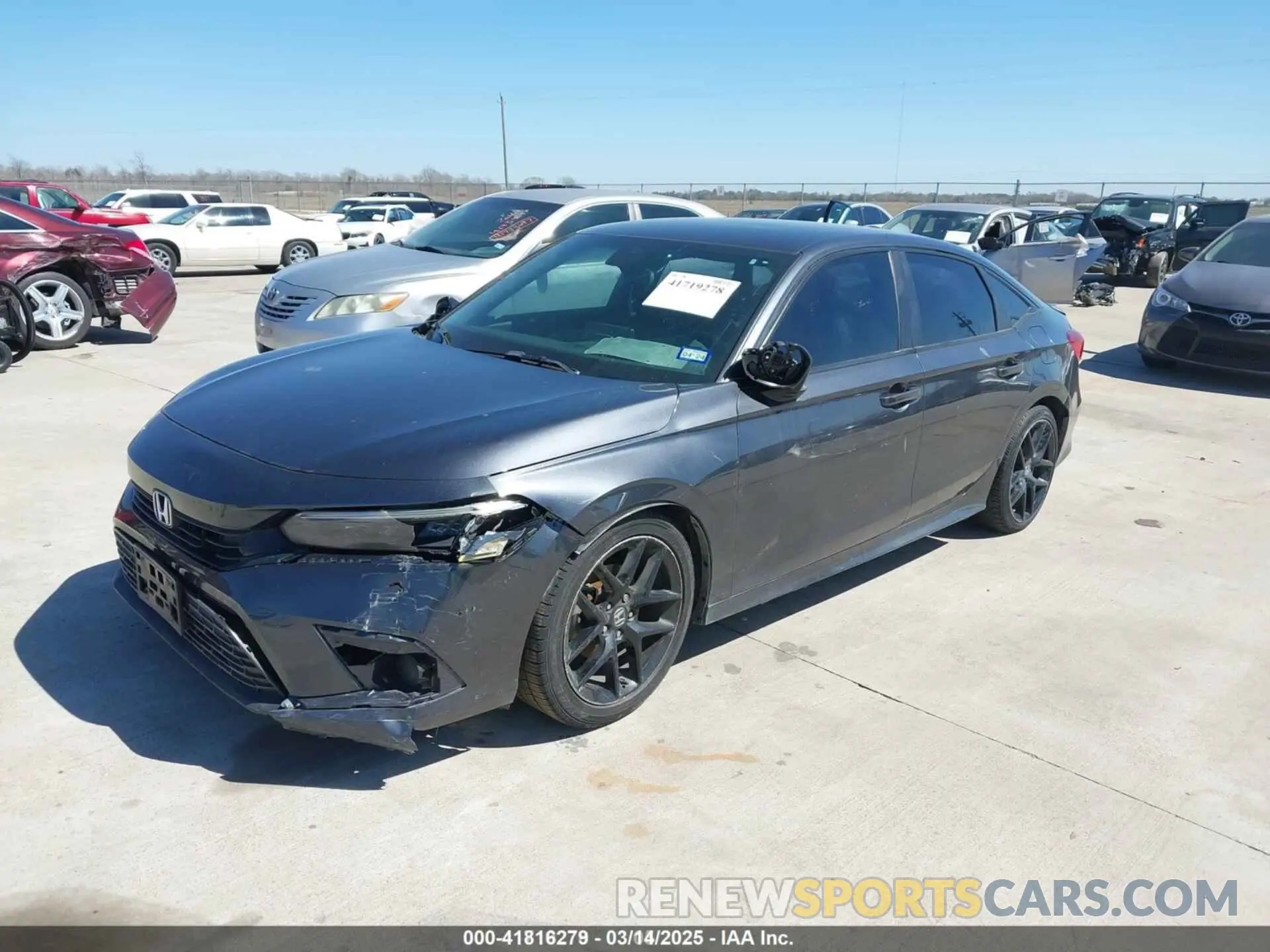 2 Photograph of a damaged car 2HGFE2F54NH571201 HONDA CIVIC 2022